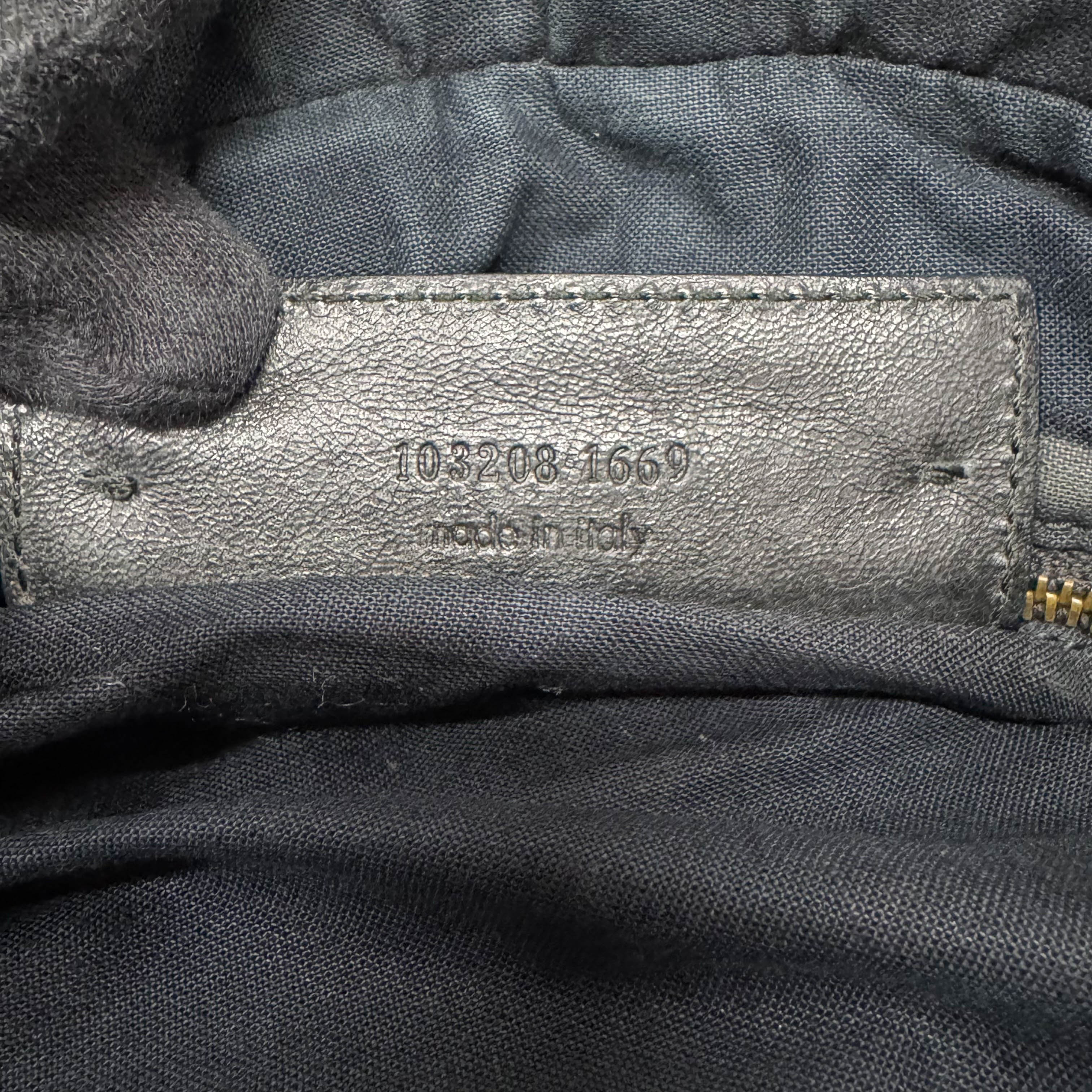 The First Black Calfskin Leather Handlebag