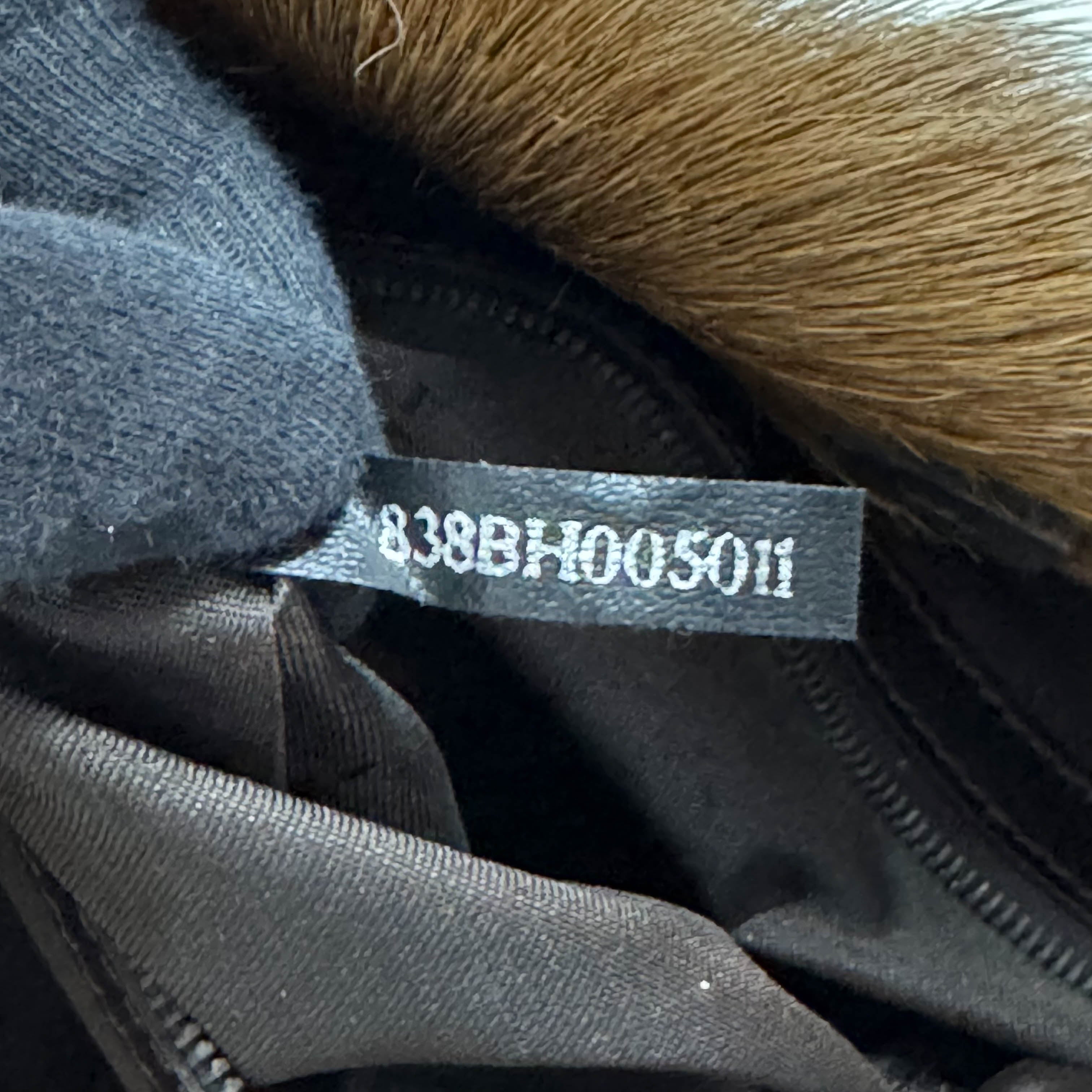 Brown Pony Hair Tote Bag