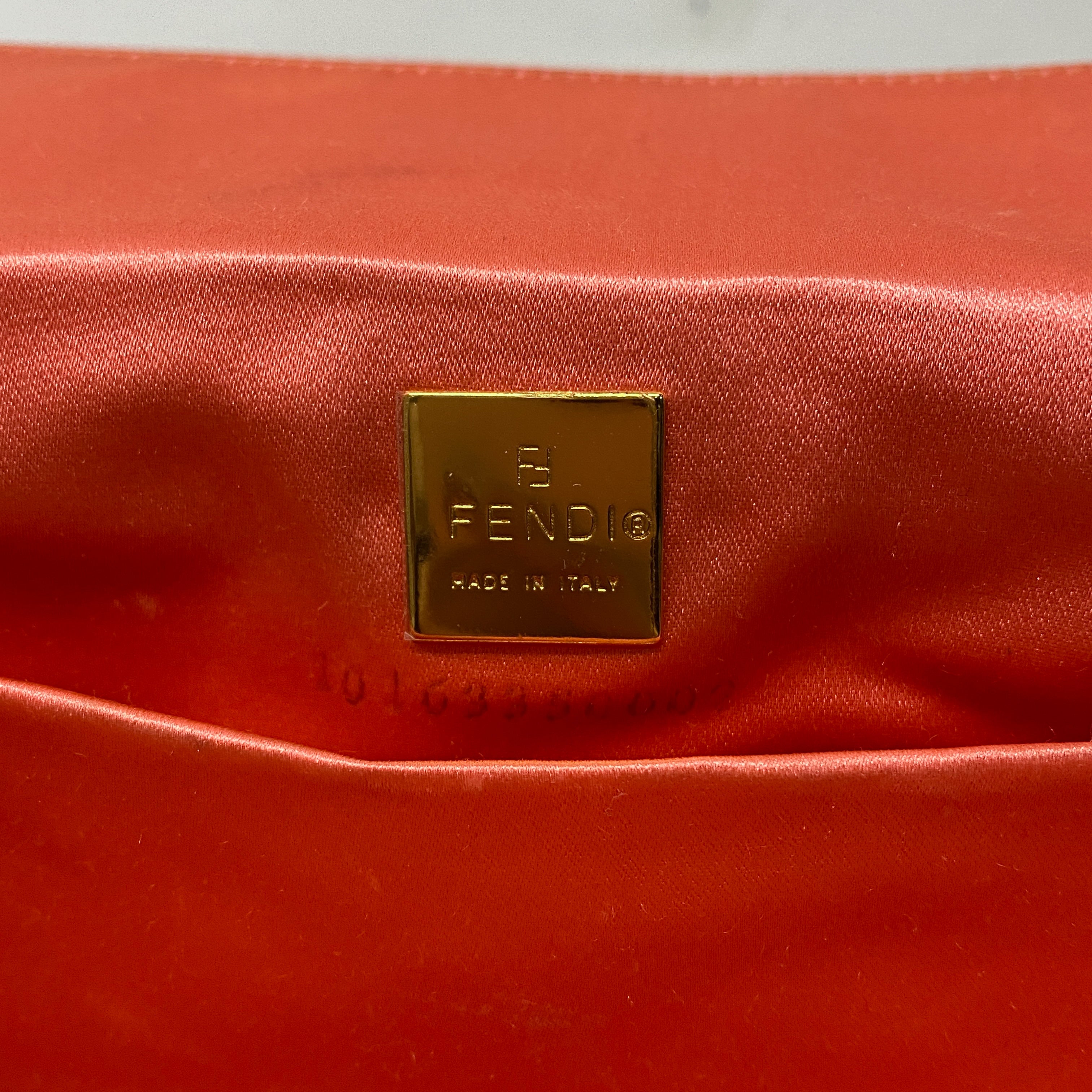 Mamma Baguette Peach Leather Box Bag