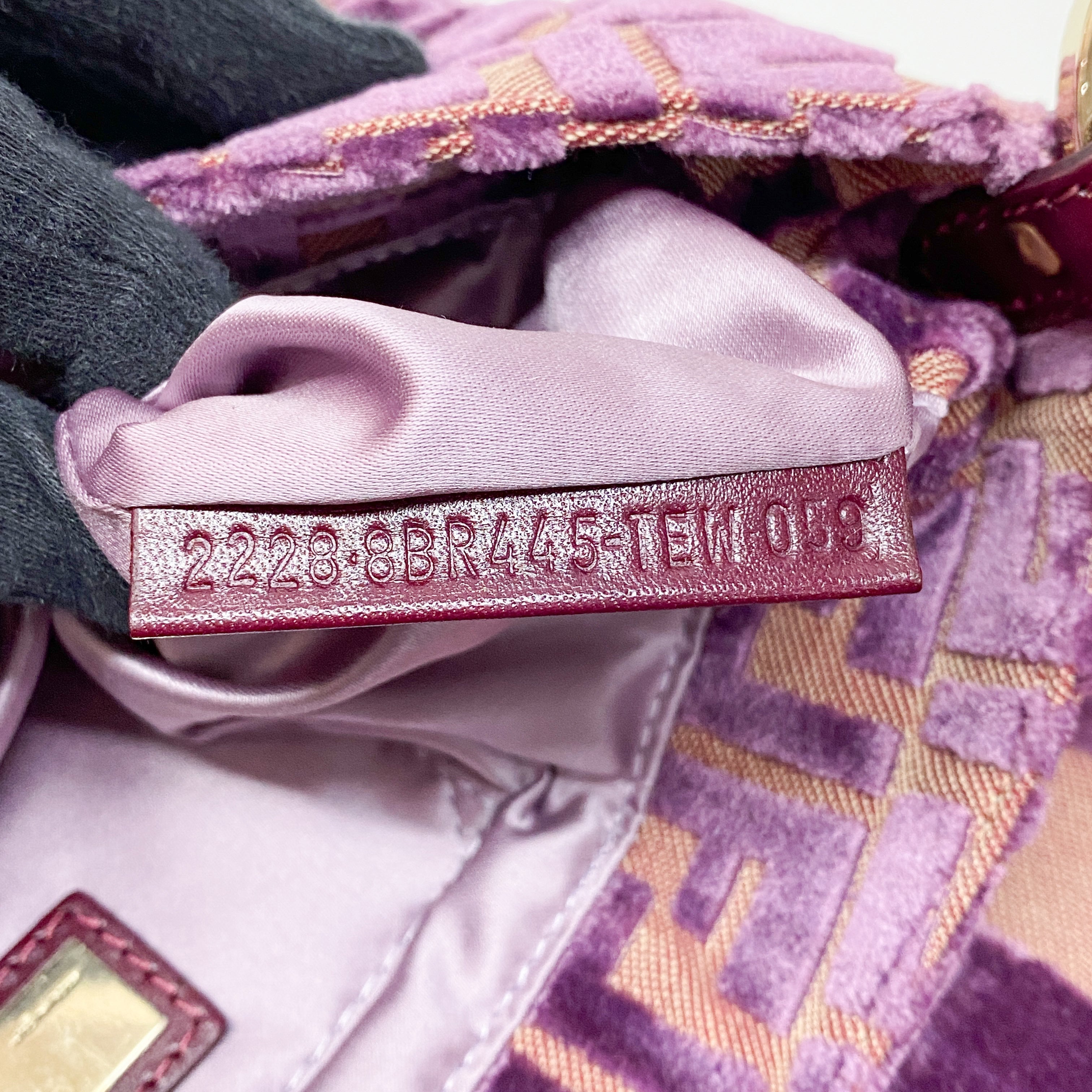 Chef Purple Zucca Canvas Shoulder Bag