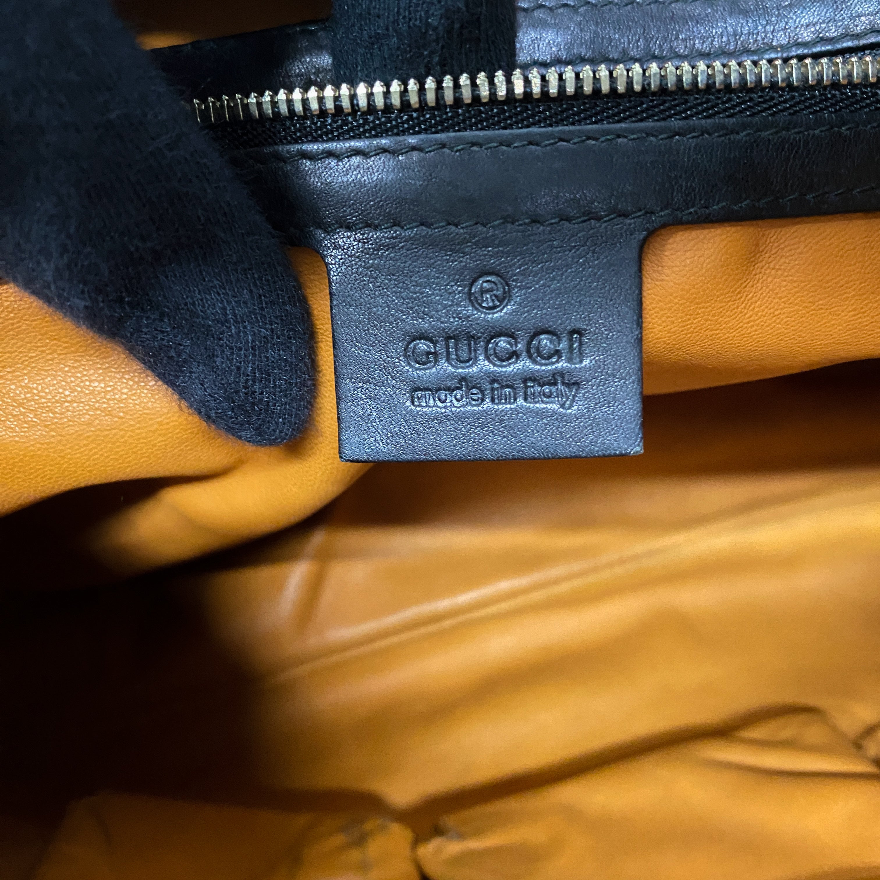 Jackie Black Leather Shoulder Bag