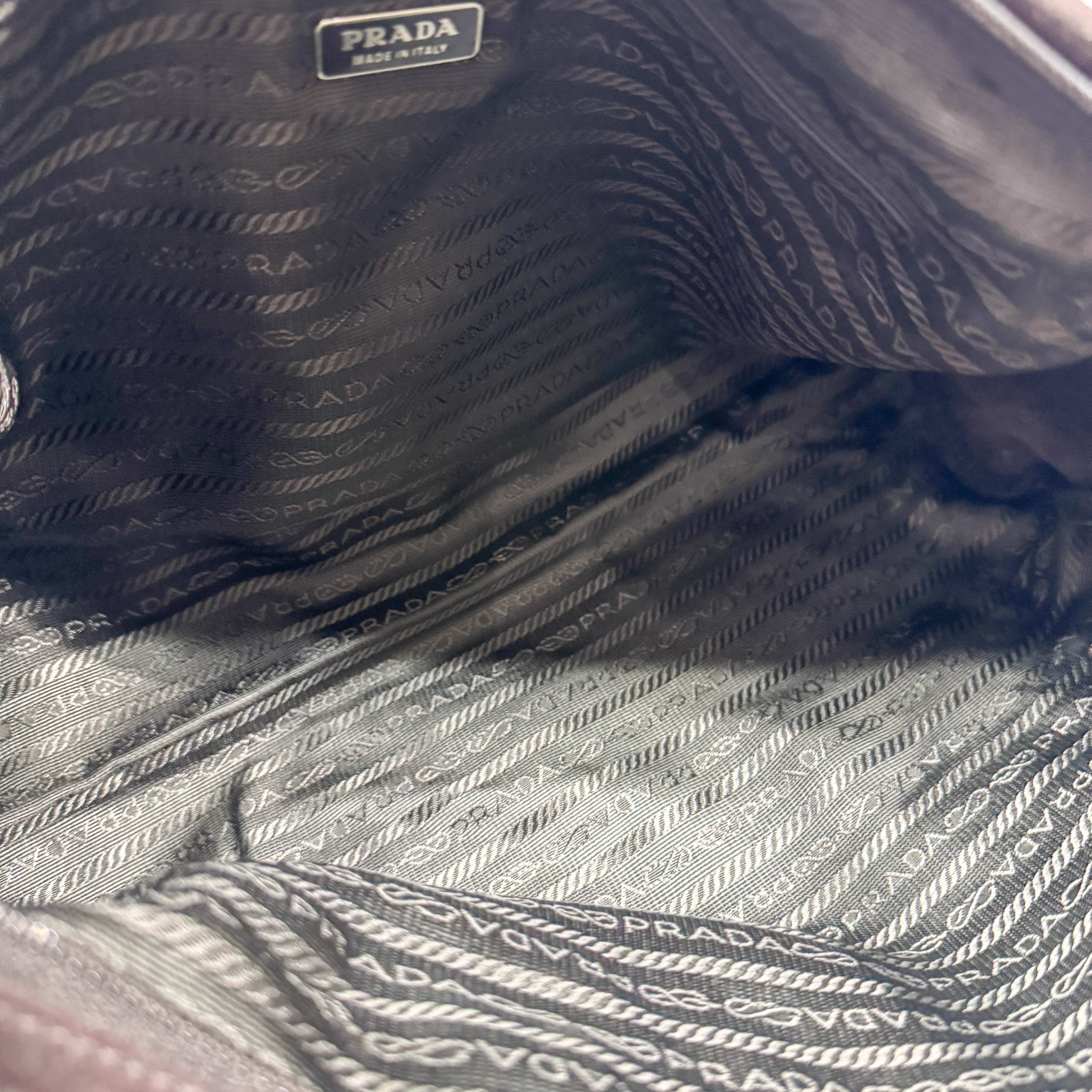 Vintage Brown Suede Hand Bag