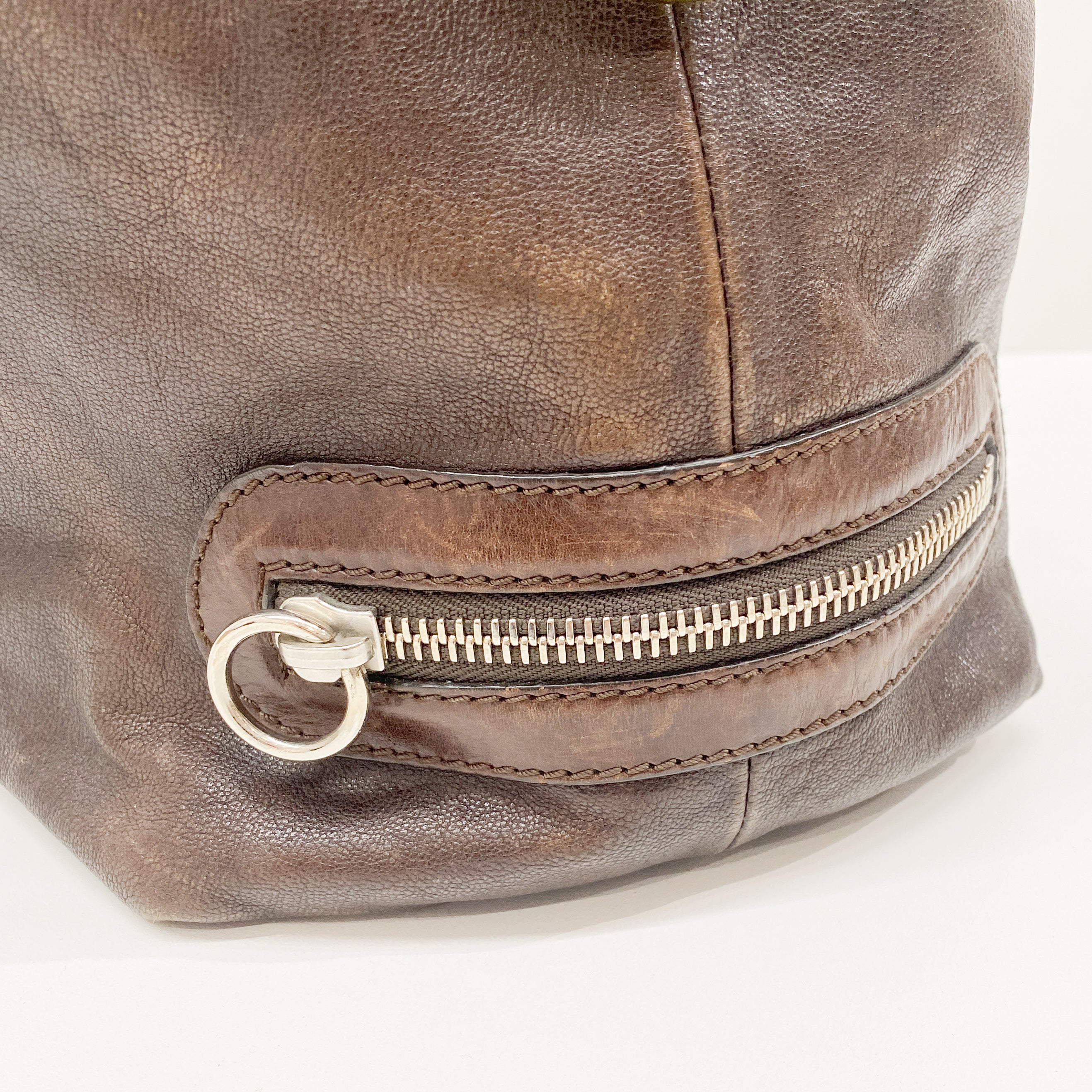 Kerala Brown Leather Shoulder Bag