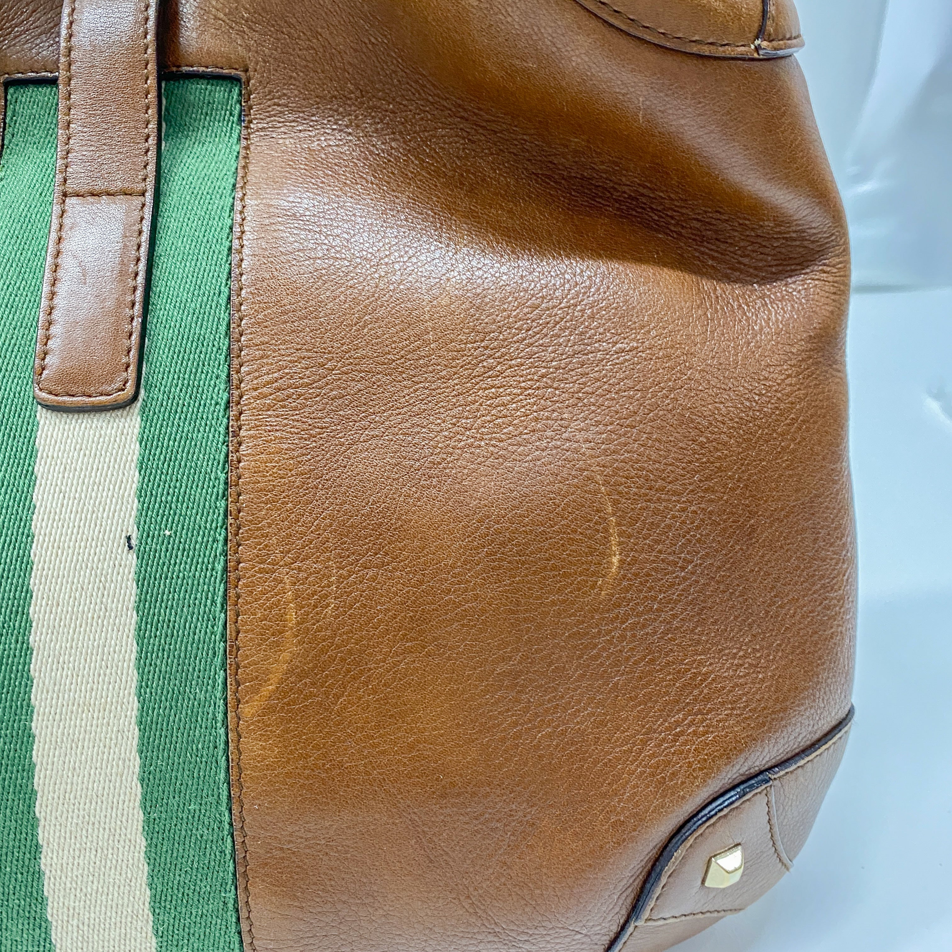 Jackie Brown Leather Shoulder Bag