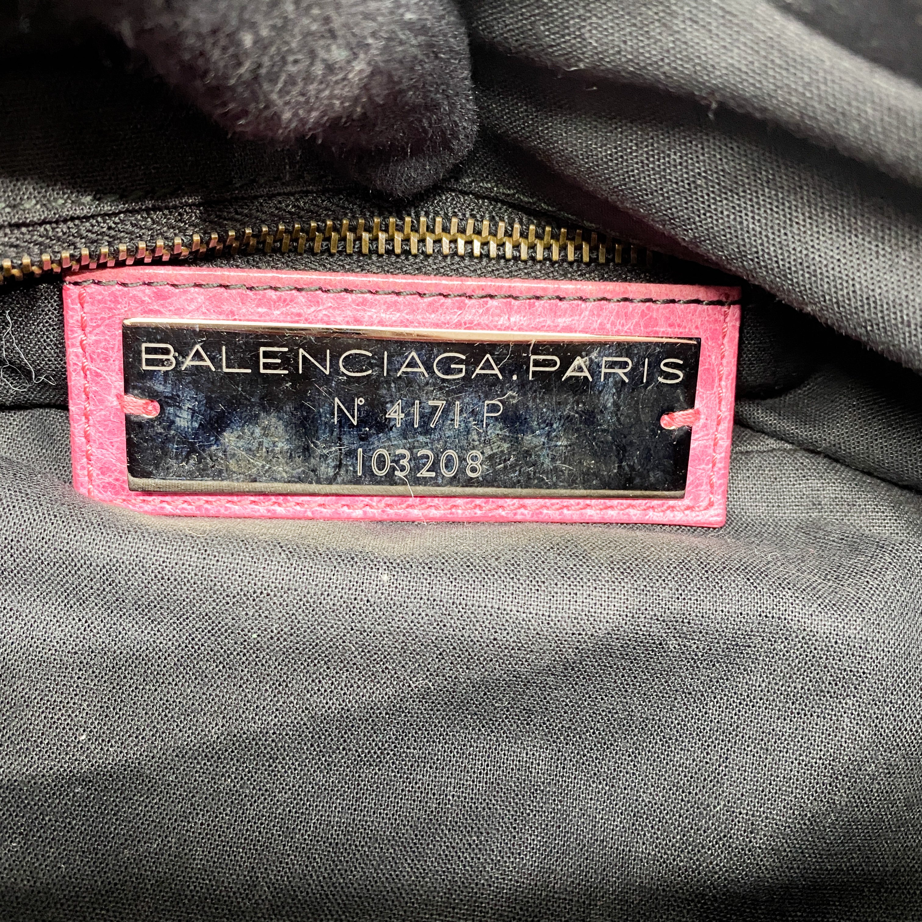 The First Pink Leather Hand Bag