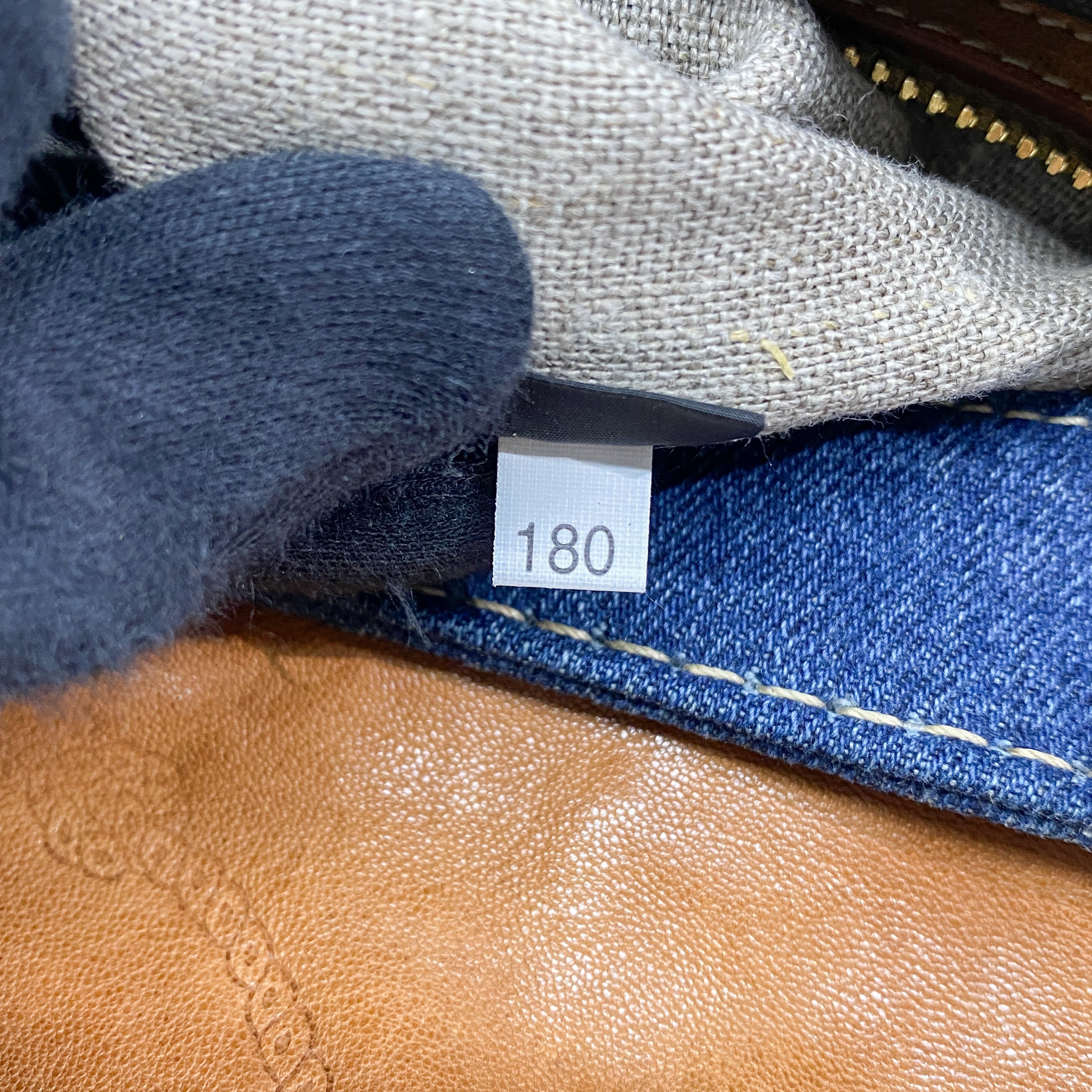 Vintage Blue Denim Shoulder Bag