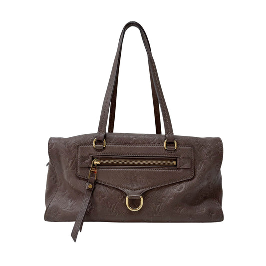 Empreinte Inspire Taupe Monogram Shoulder Bag