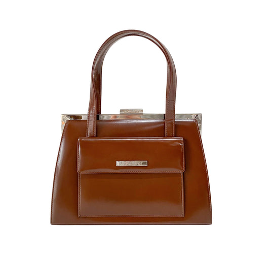 Brown Leather Handle Bag