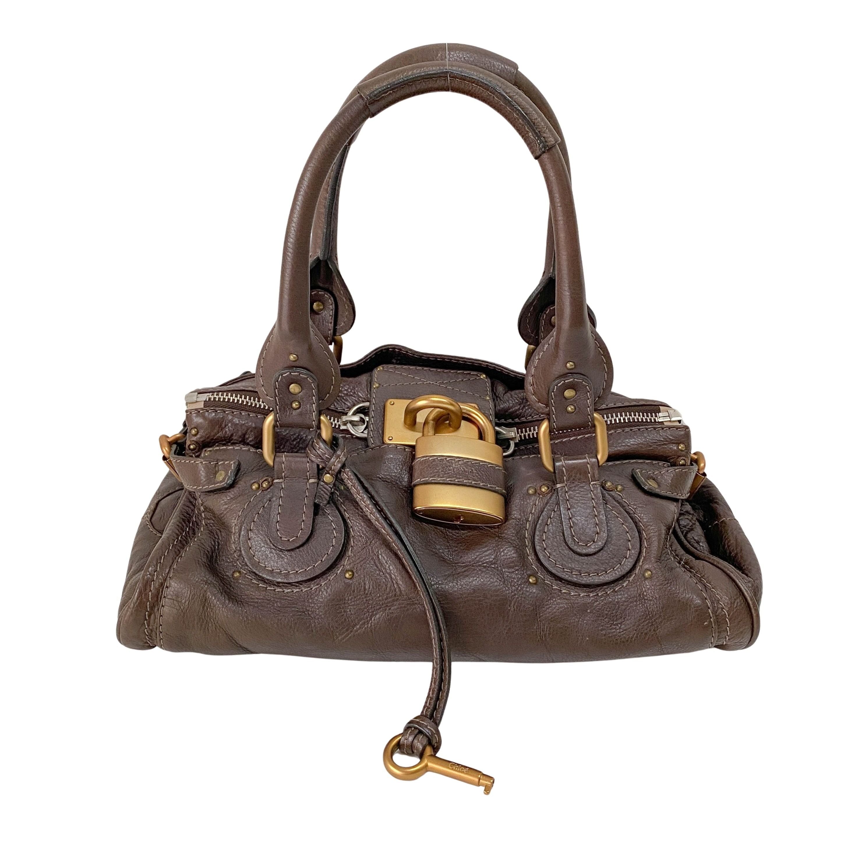 Paddington Brown Leather Shoulder Bag