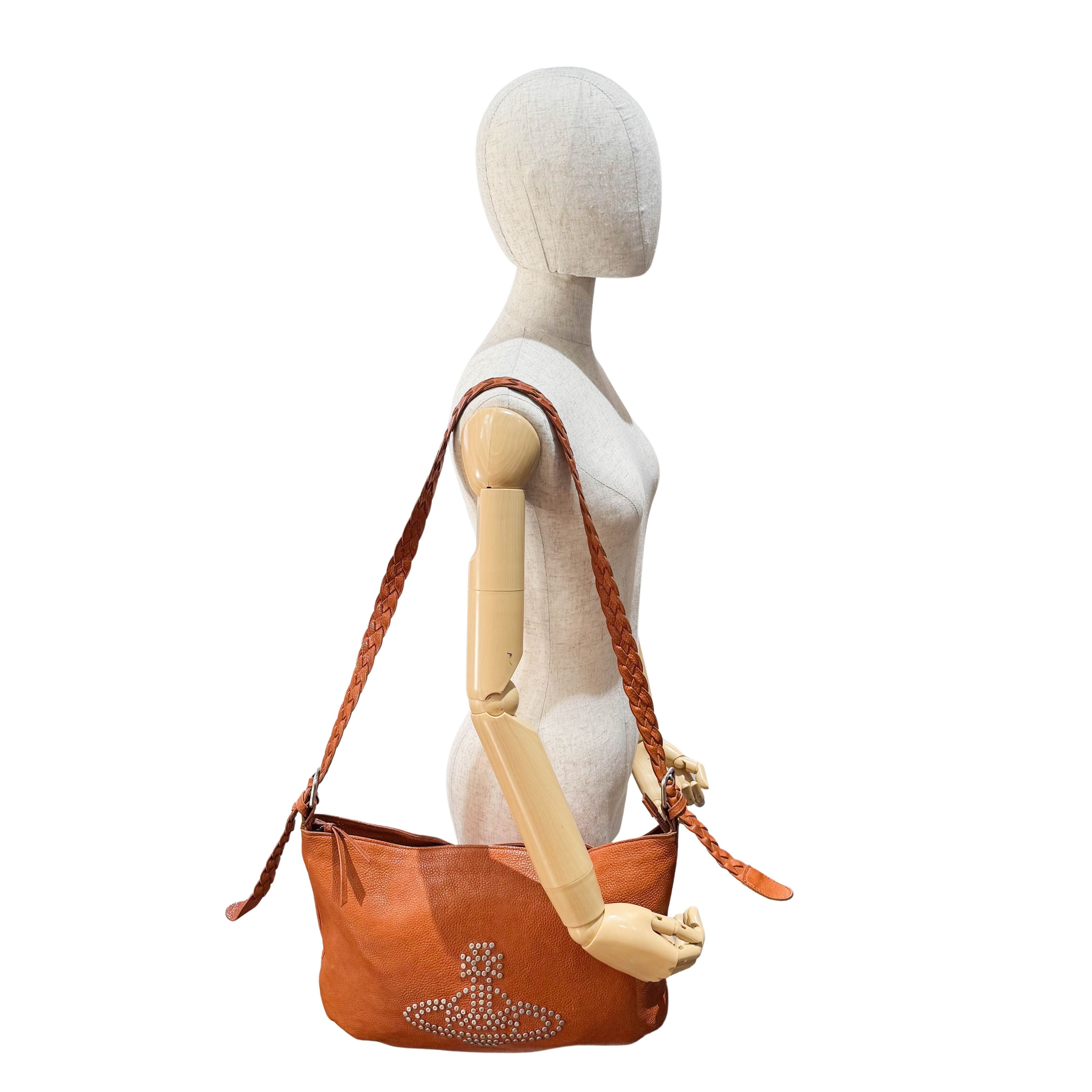 Brown Leather Crossbody Bag