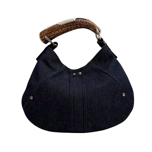 YSL Mini Mombasa Denim Hand Bag