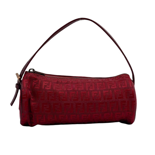Zucchino Red Canvas Shoulder Bag