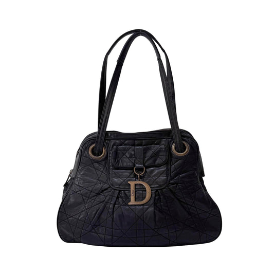 Black Leather Shoulder Bag
