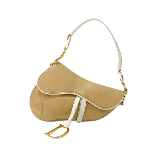 Saddle Brown Leather Shoulder Bag