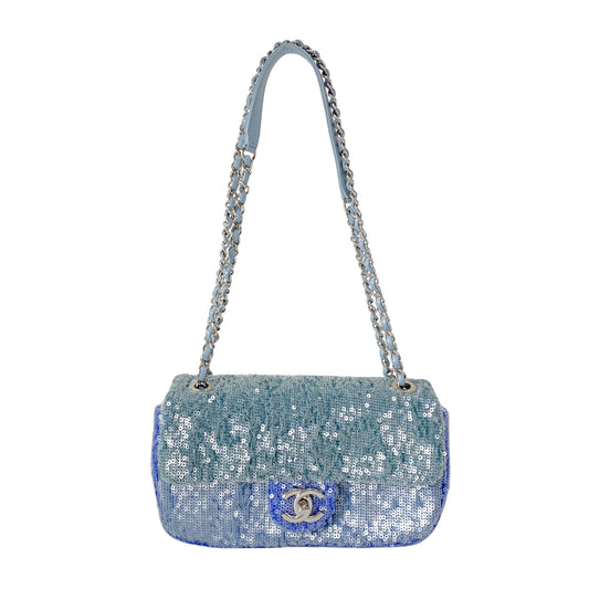 Small Waterfall Timeless Classic Sequin Bag