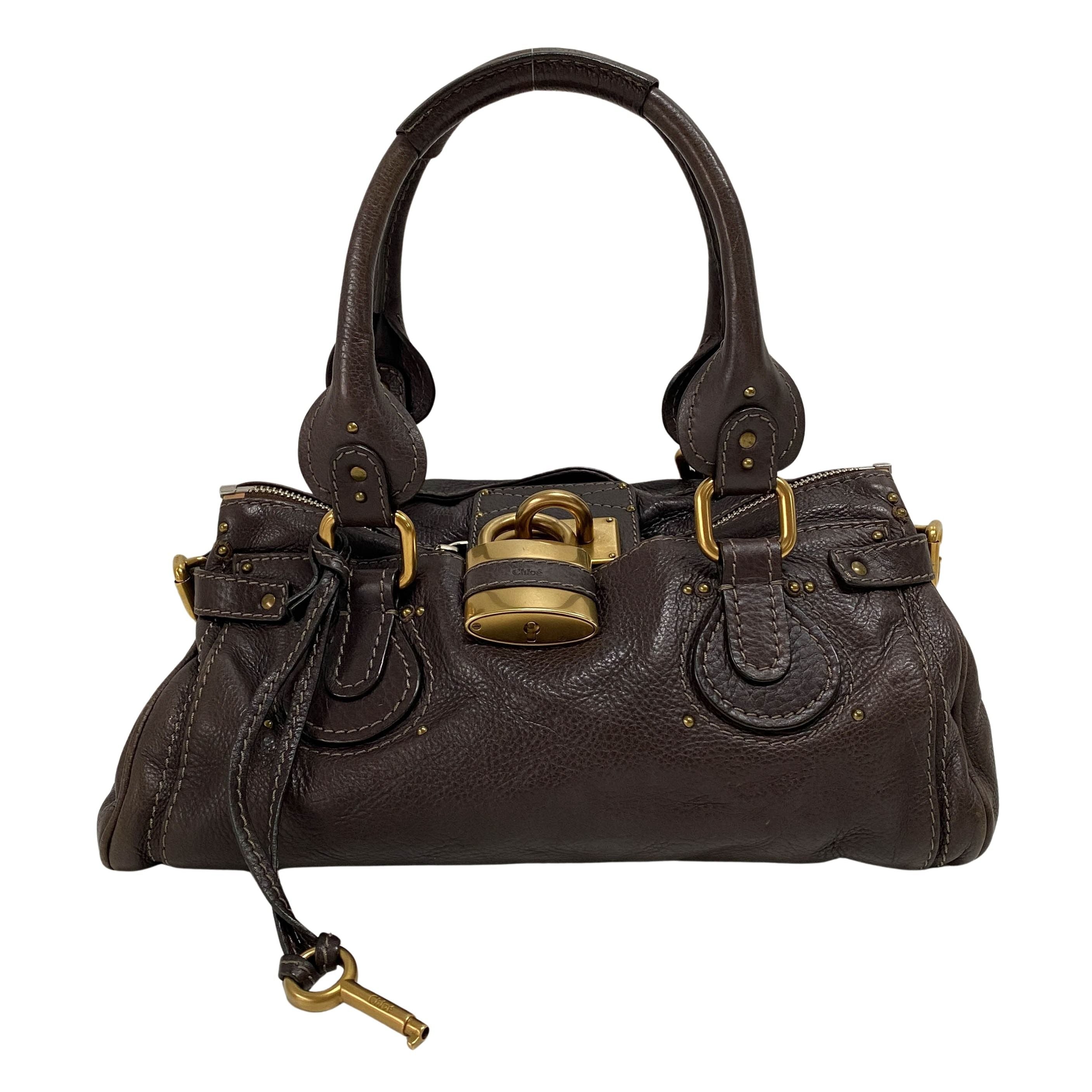 Paddington Brown Leather Handbag