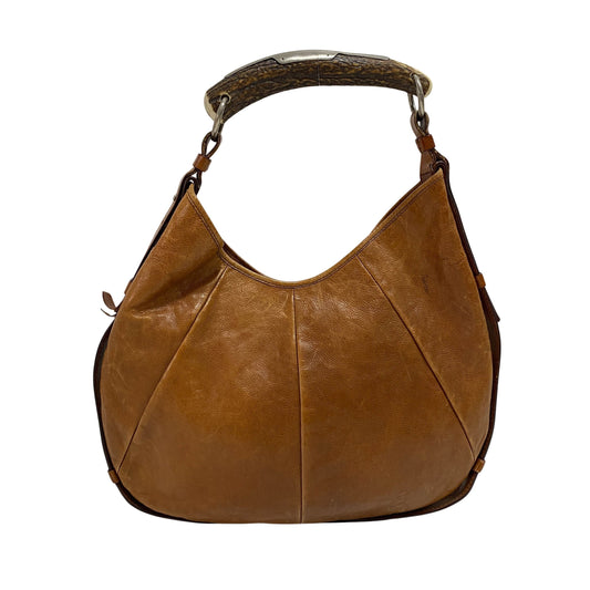 Mombasa Brown Leather Shoulder Bag