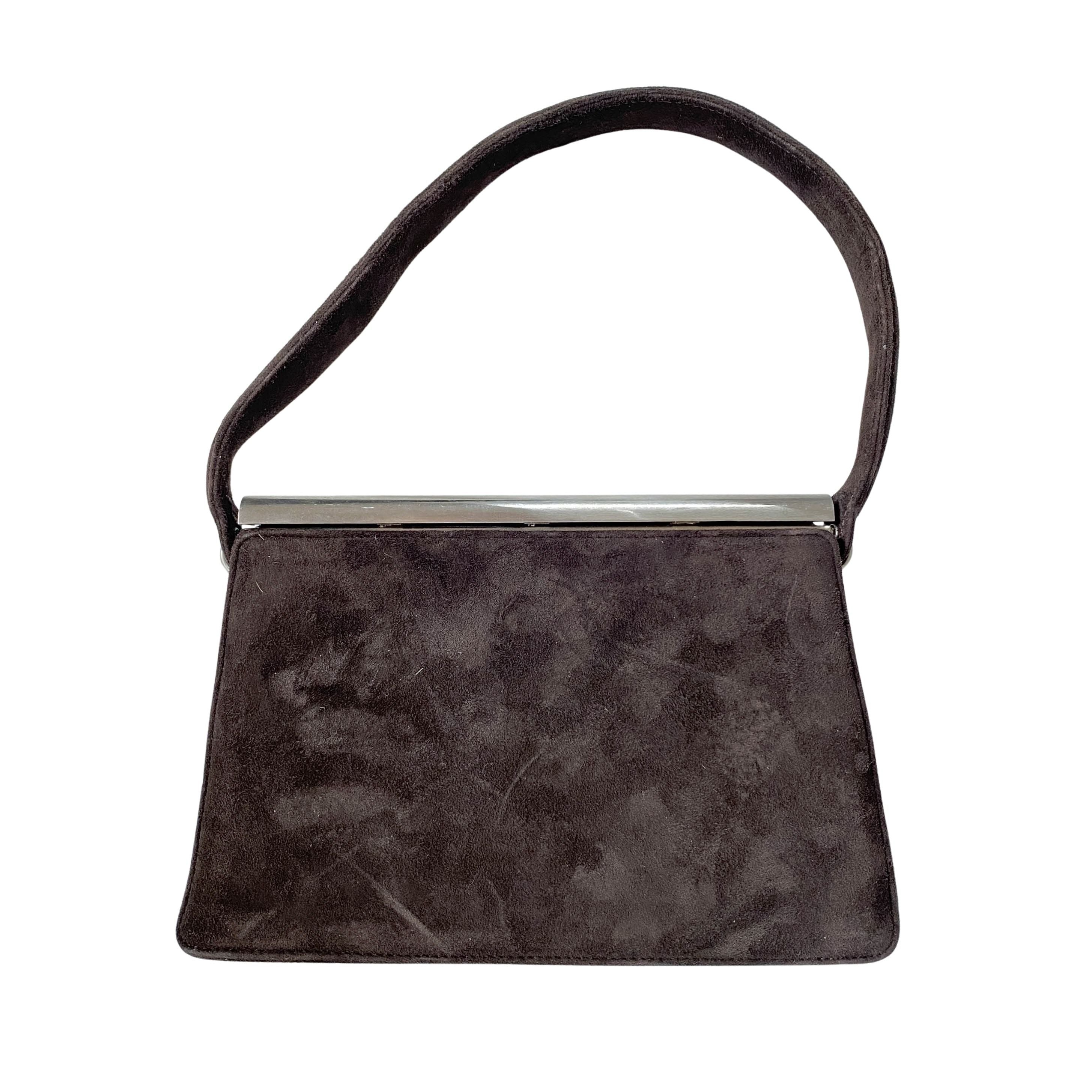 Brown Suede Handbag