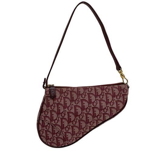 Saddle Red Trotter Canvas Shoulder Bag
