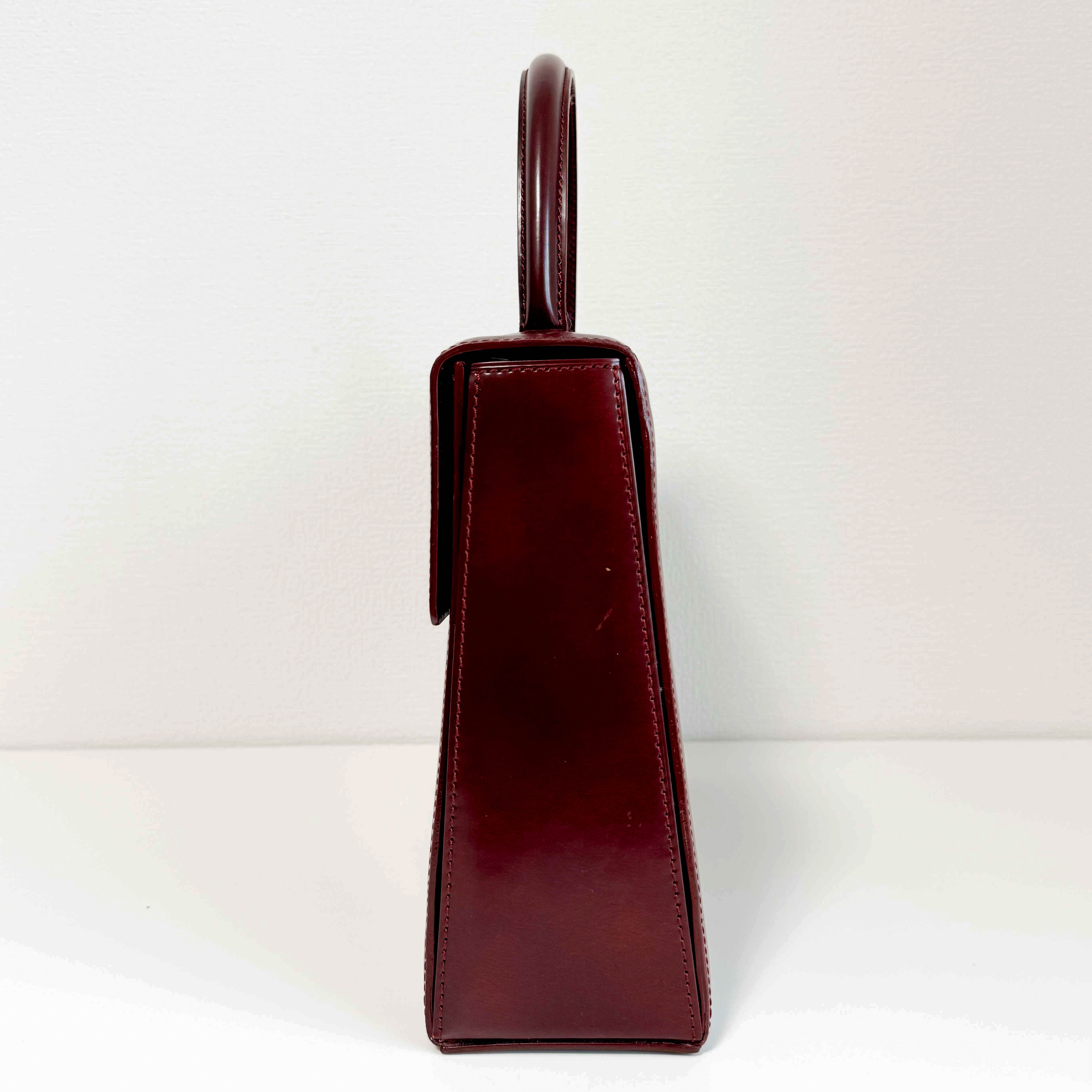 Panthère de Cartier Top Handle Leather Bag