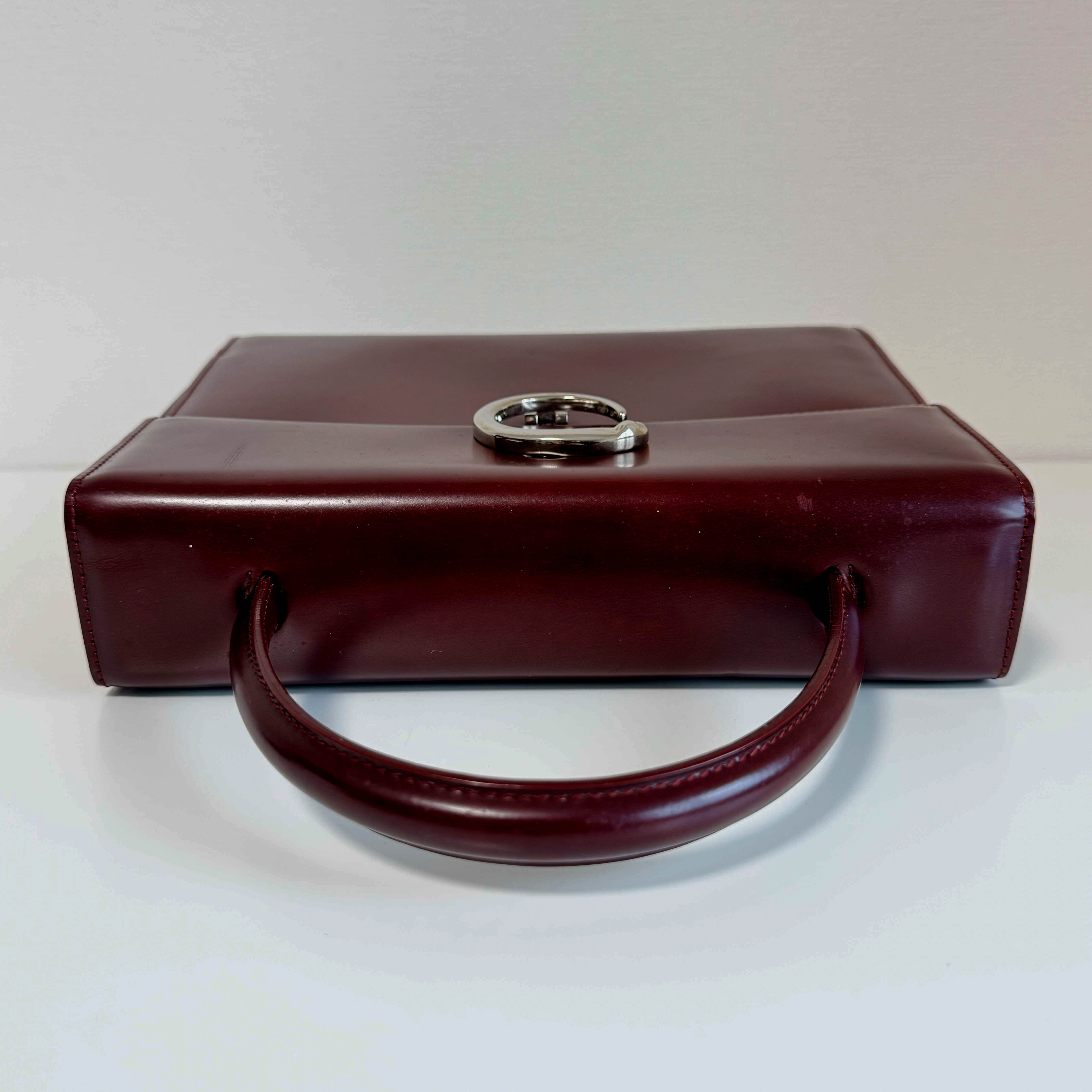 Panthère de Cartier Top Handle Leather Bag