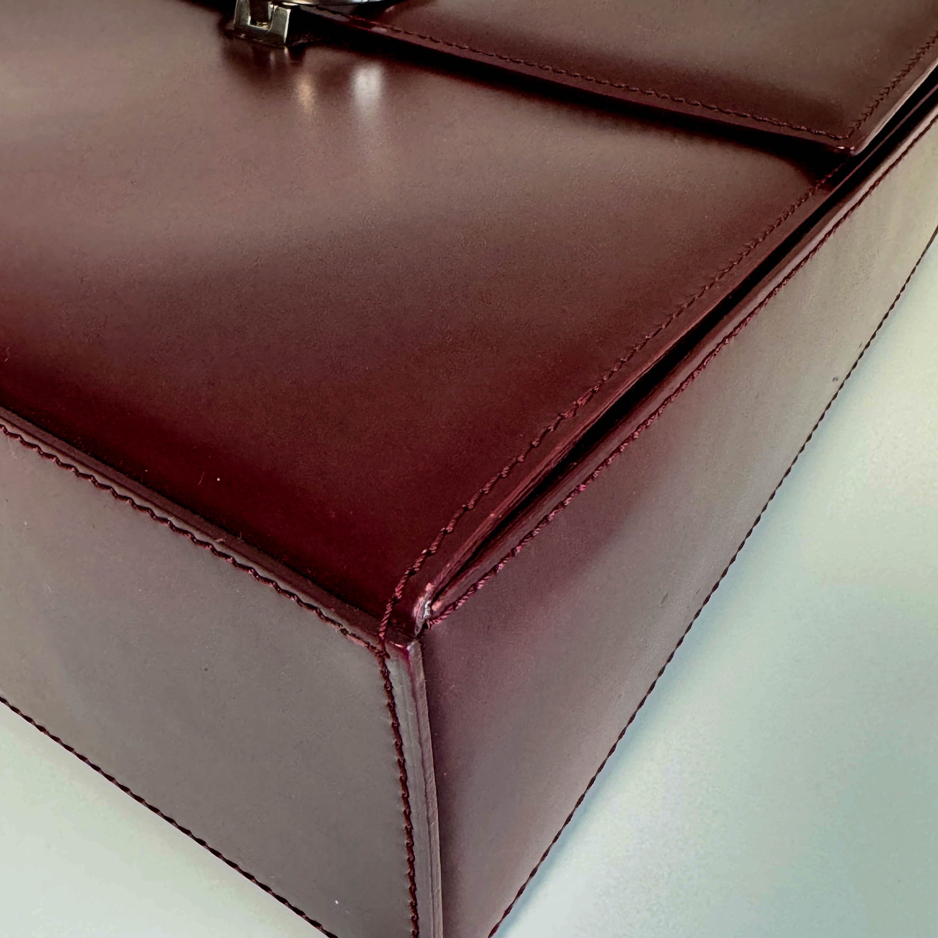 Panthère de Cartier Top Handle Leather Bag