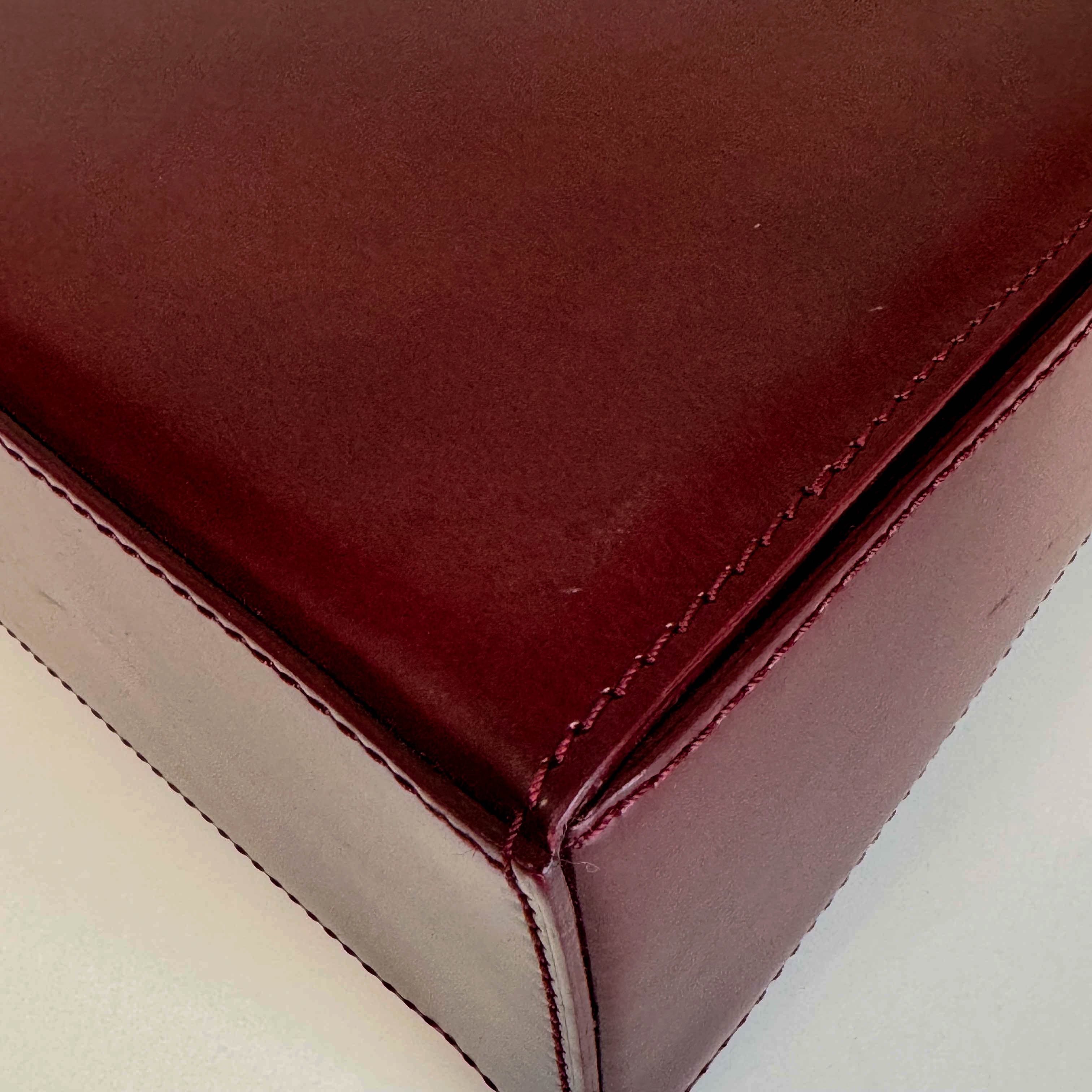 Panthère de Cartier Top Handle Leather Bag