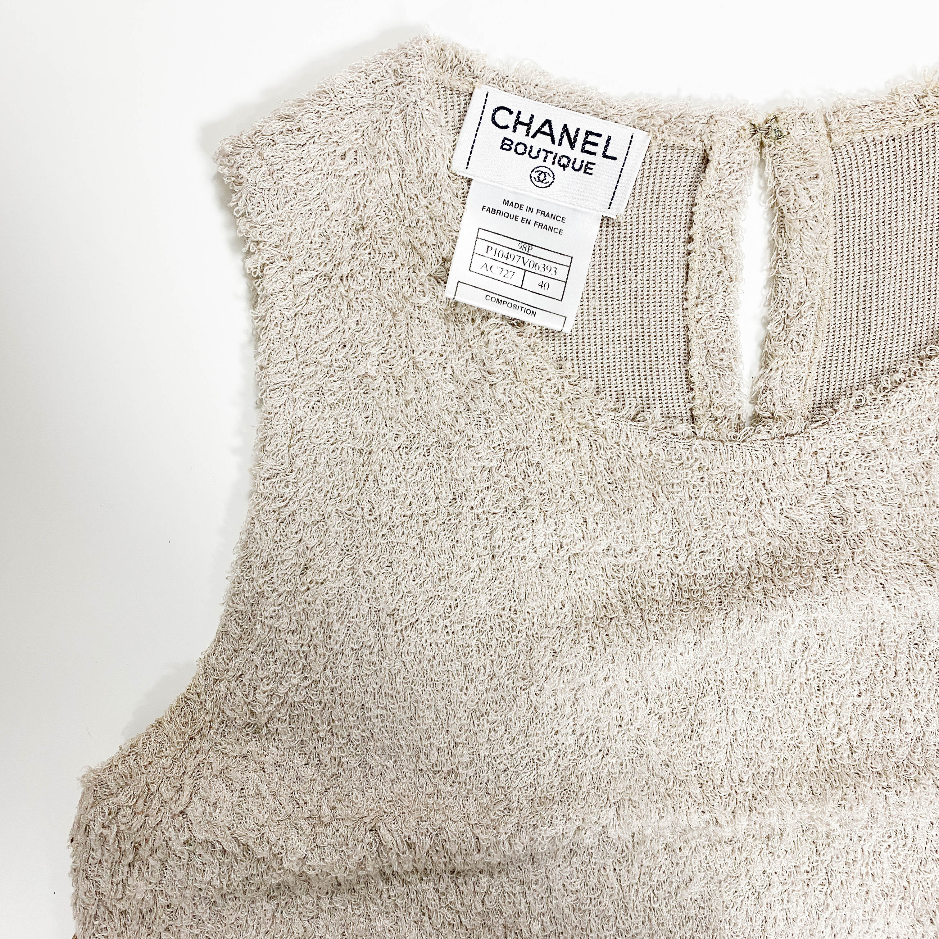 Silk Fabric Sleeveless Vest Top