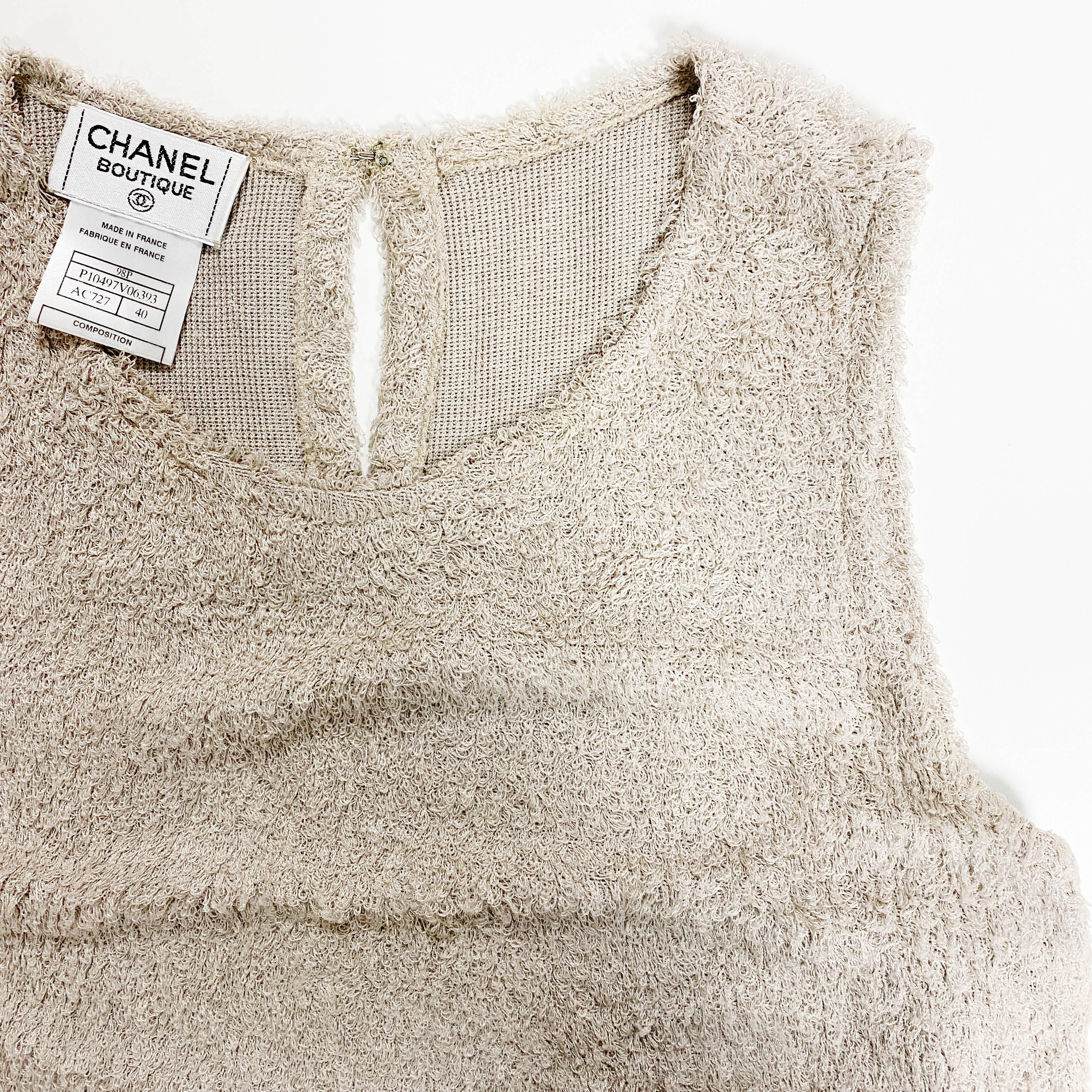 Silk Fabric Sleeveless Vest Top