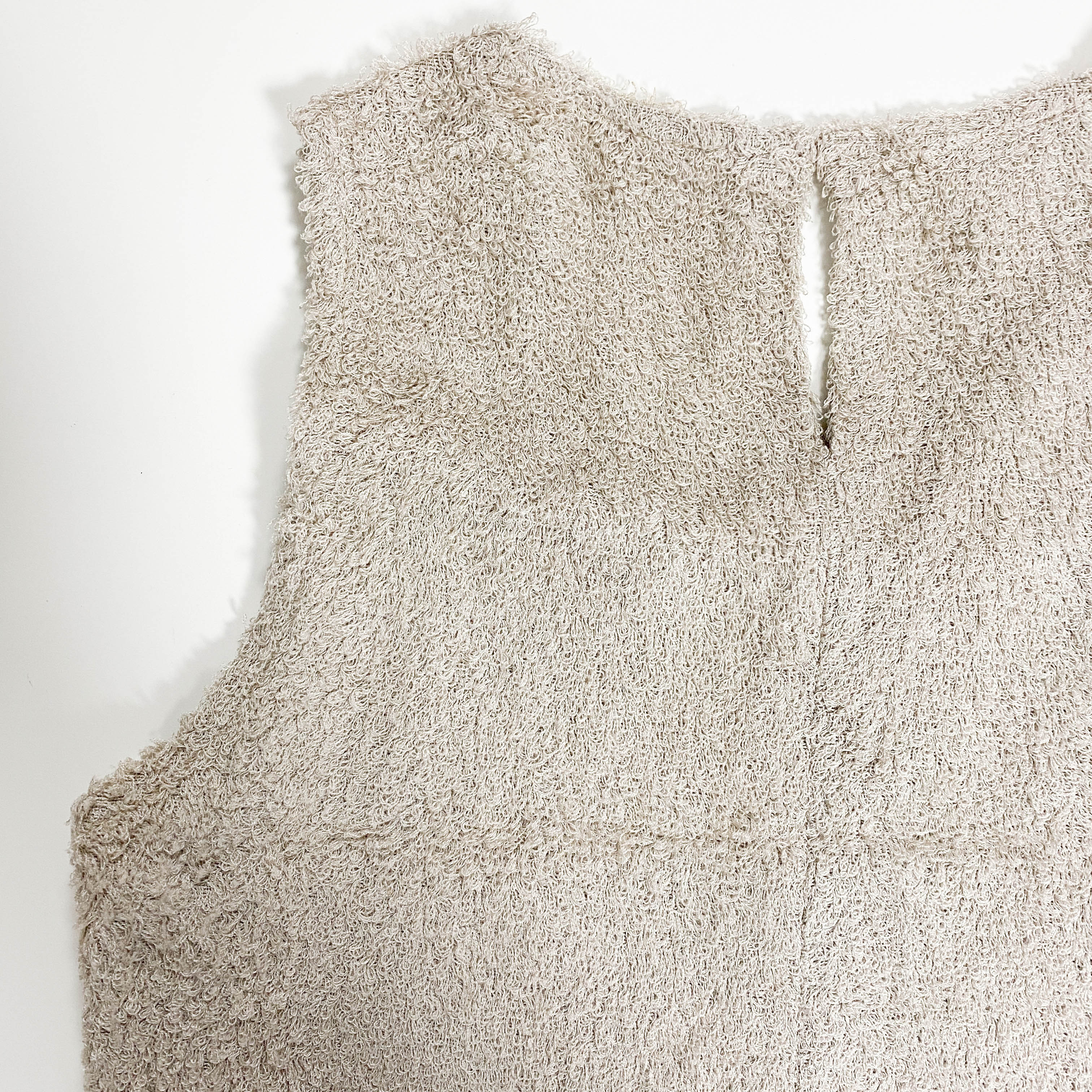 Silk Fabric Sleeveless Vest Top