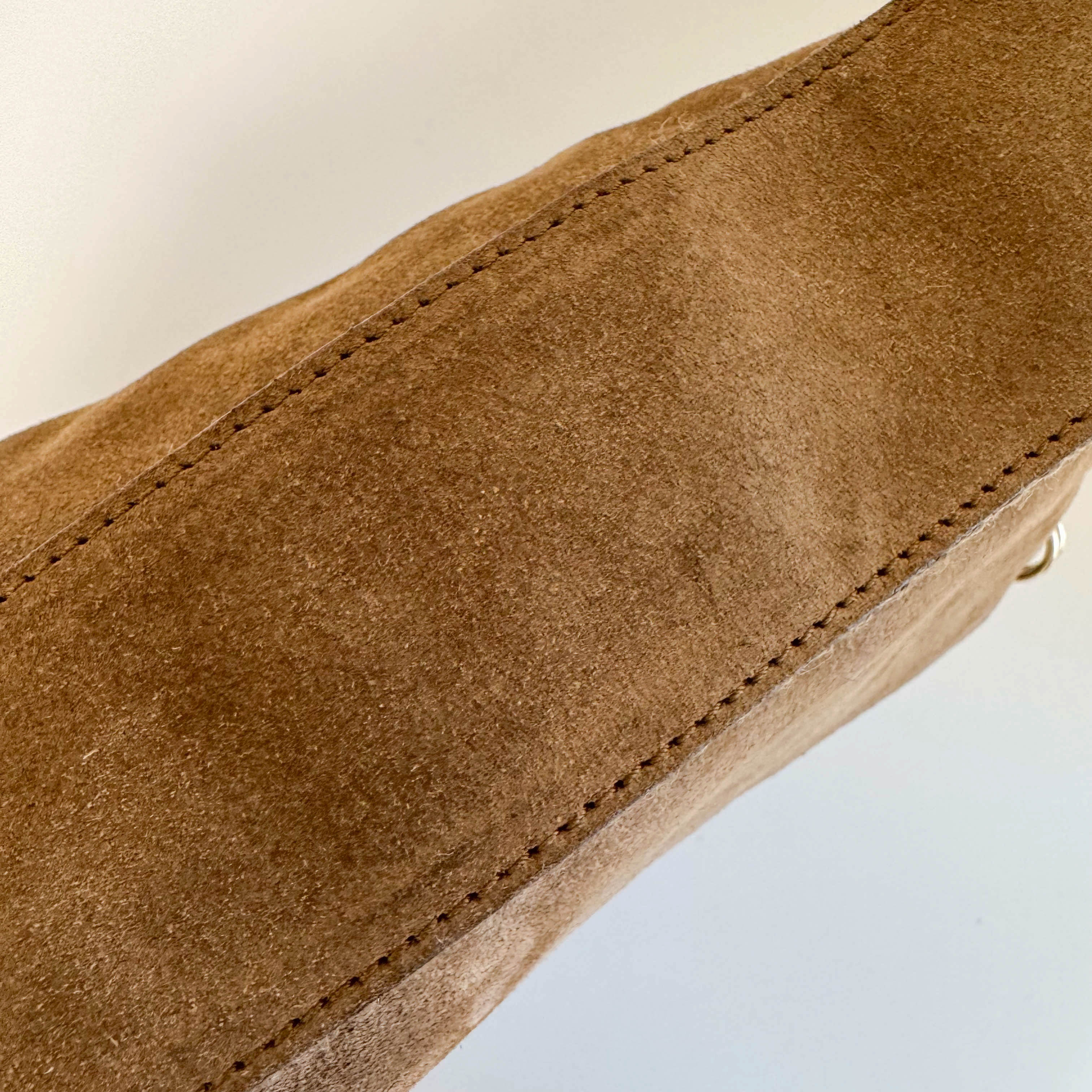 Archive Brown Suede Shoulder Bag