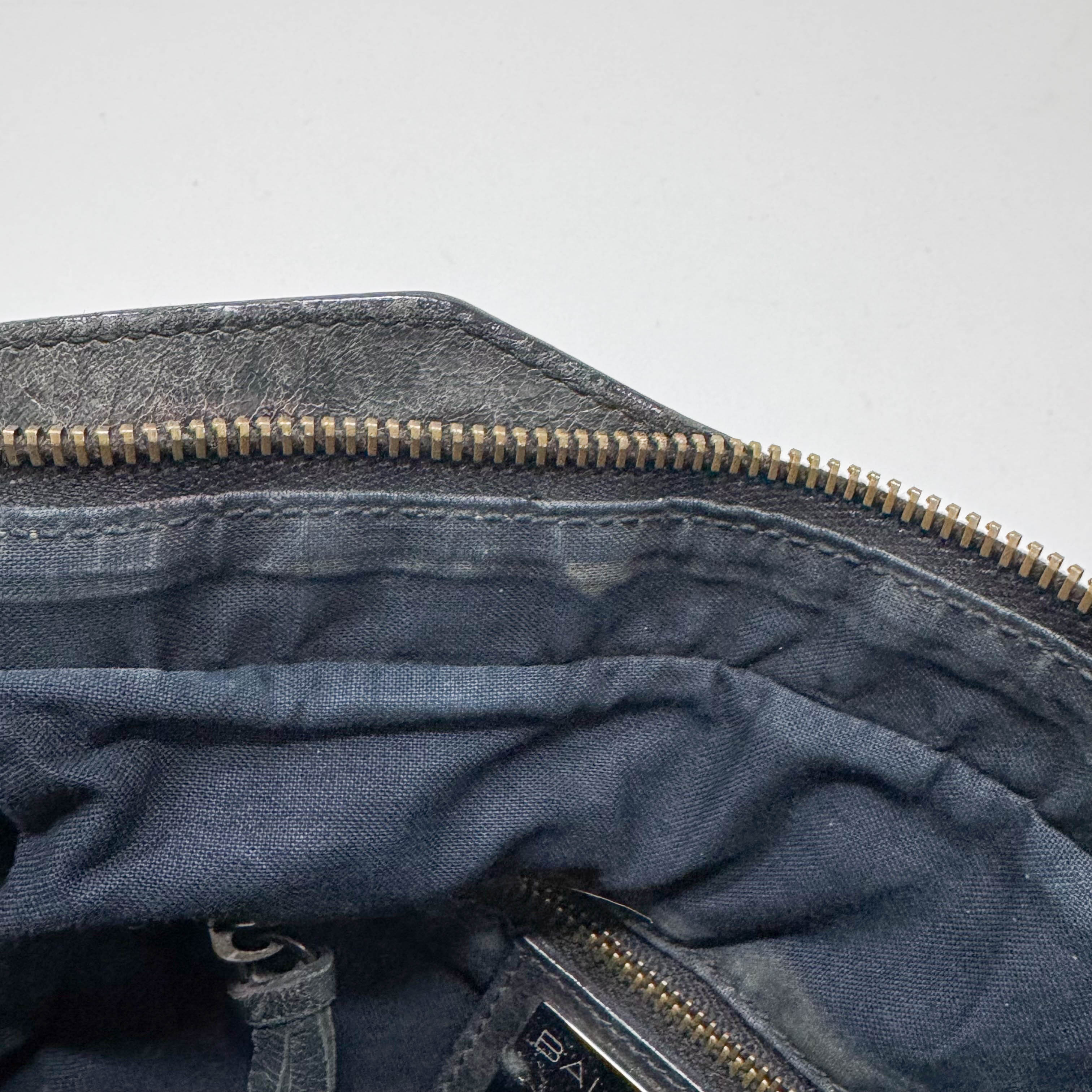 The First Black Calfskin Leather Handlebag