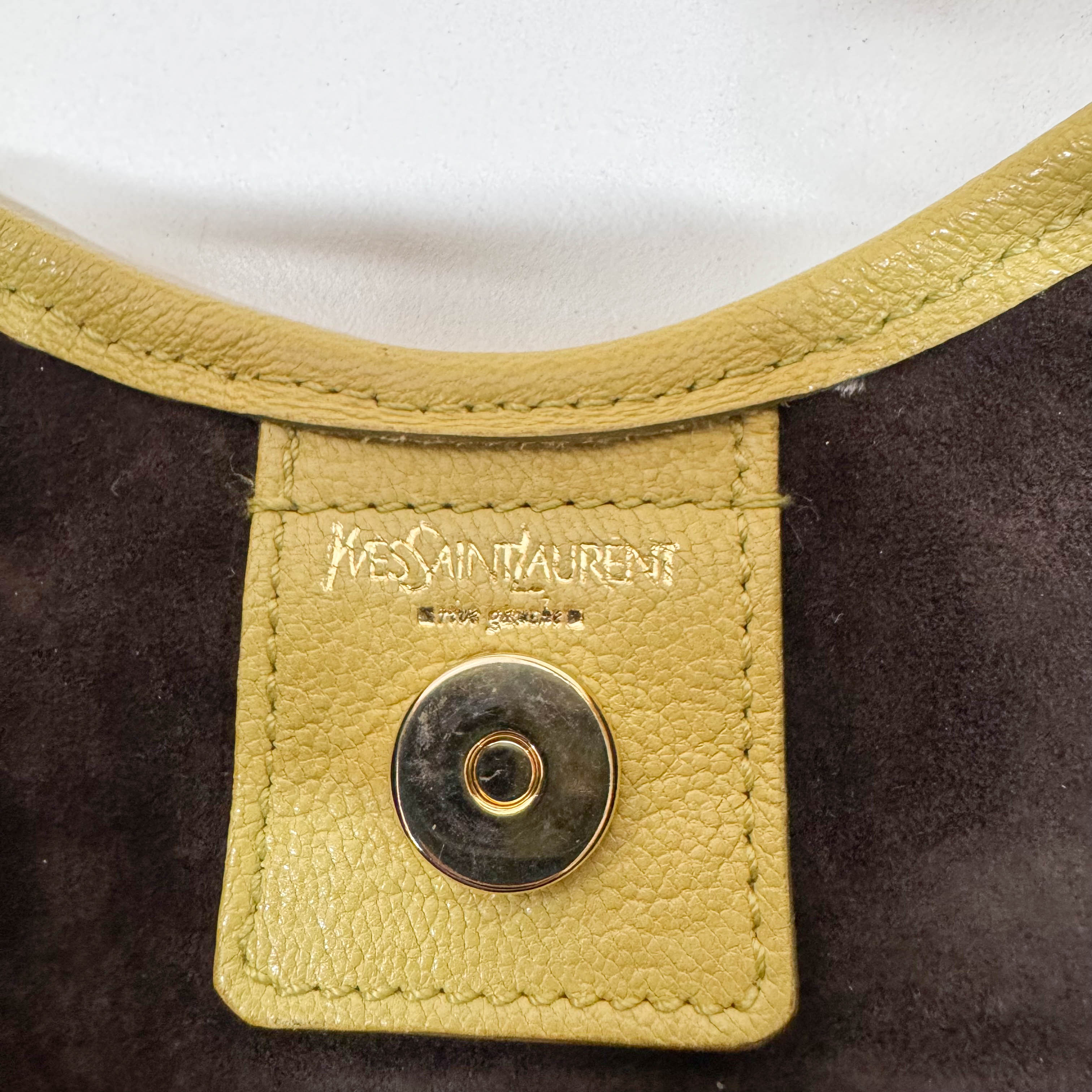 Saint Tropez Green Leather Shoulder Bag