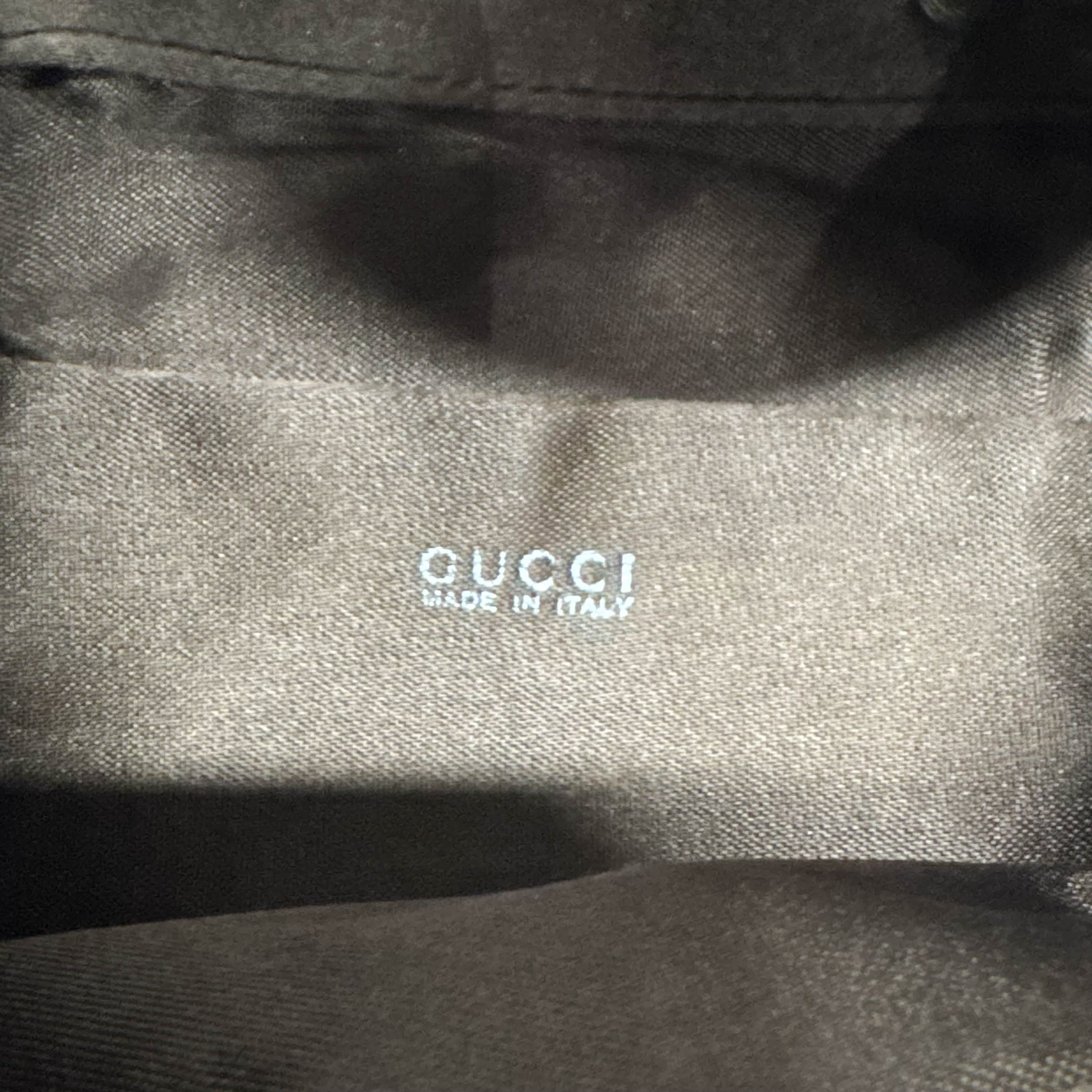 Mini Brown Satin Bamboo Turn-Lock Backpack