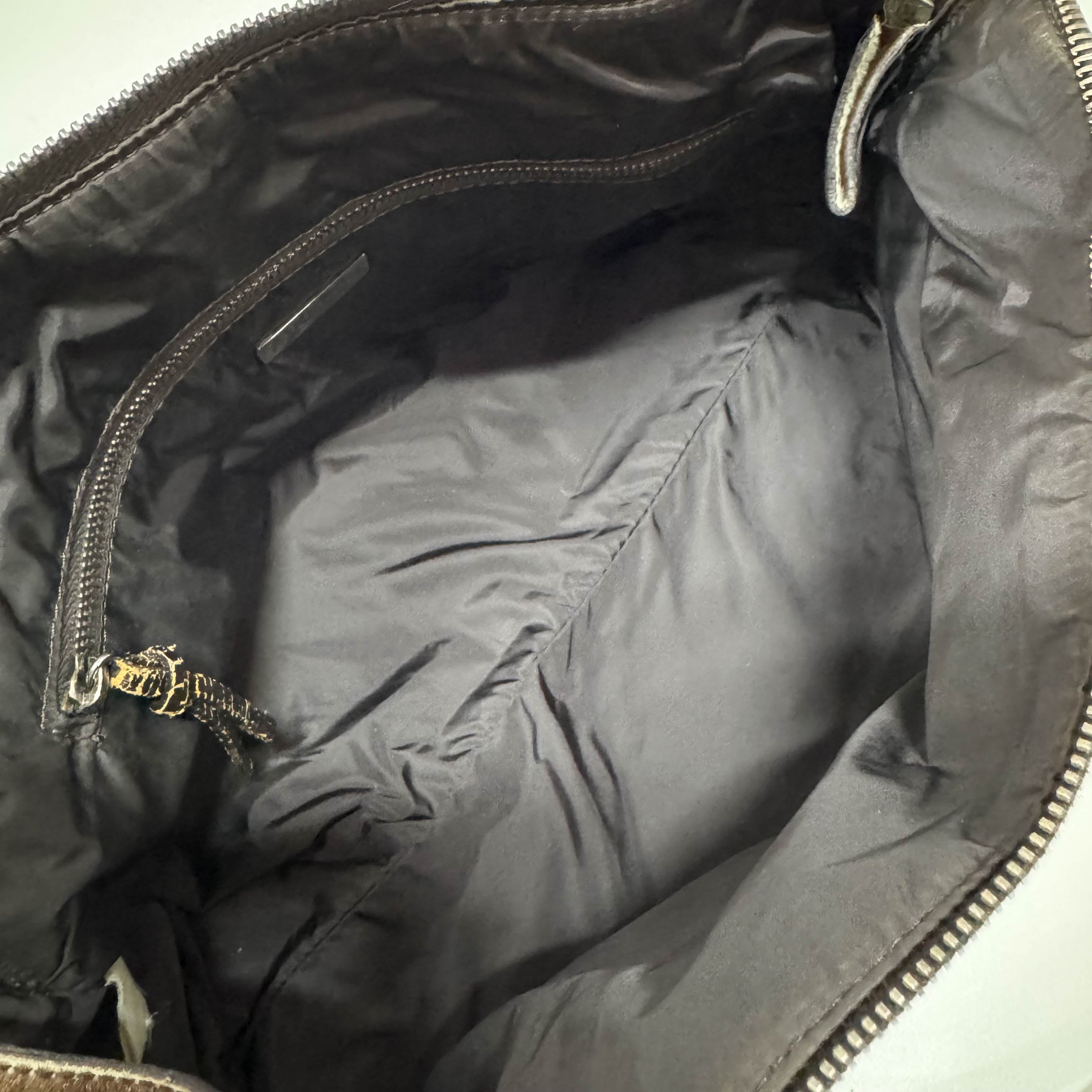 Cow Print Brown/White Pony Hair Shoulder Bag