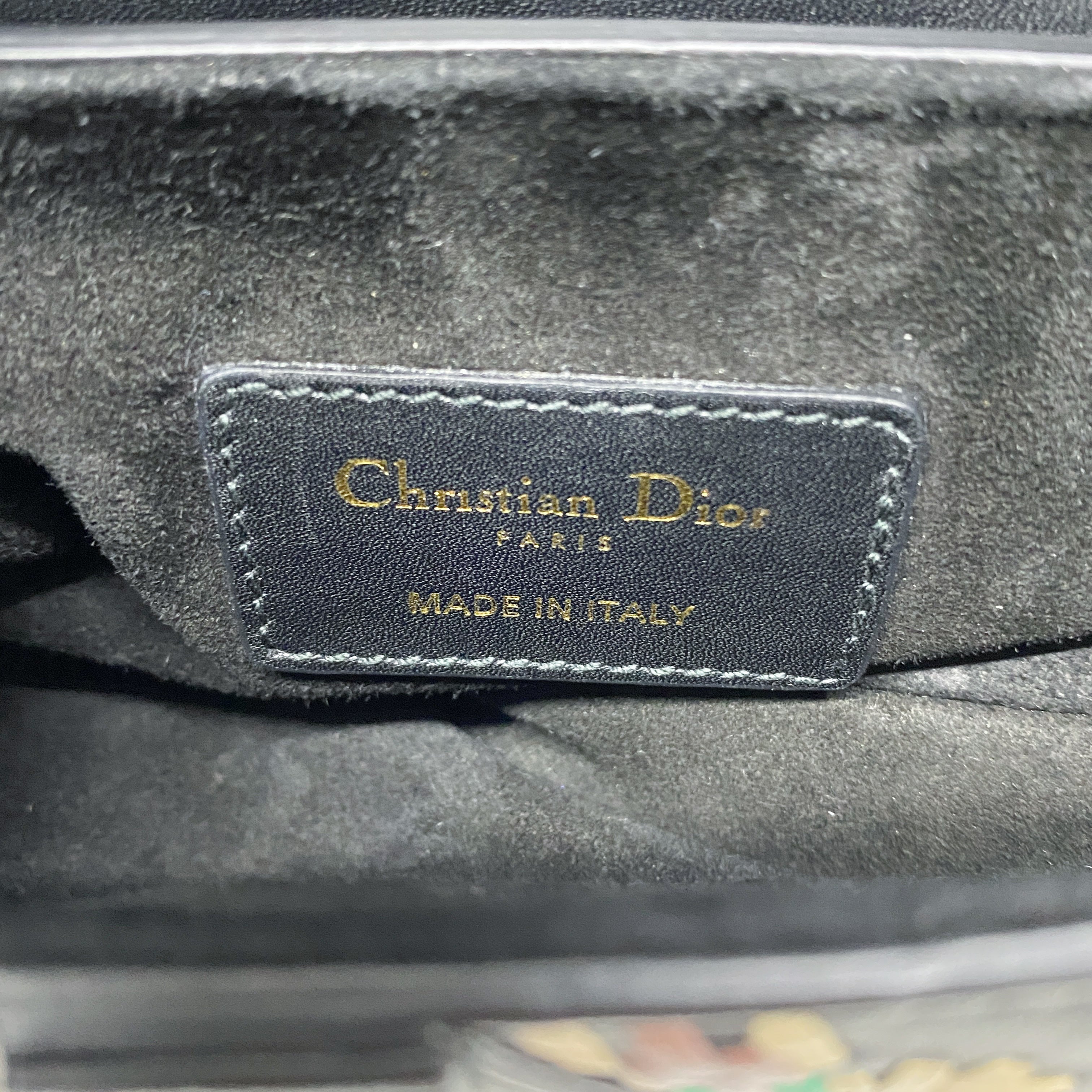 Saddle Multi-color Embroidered Leather Hand Bag