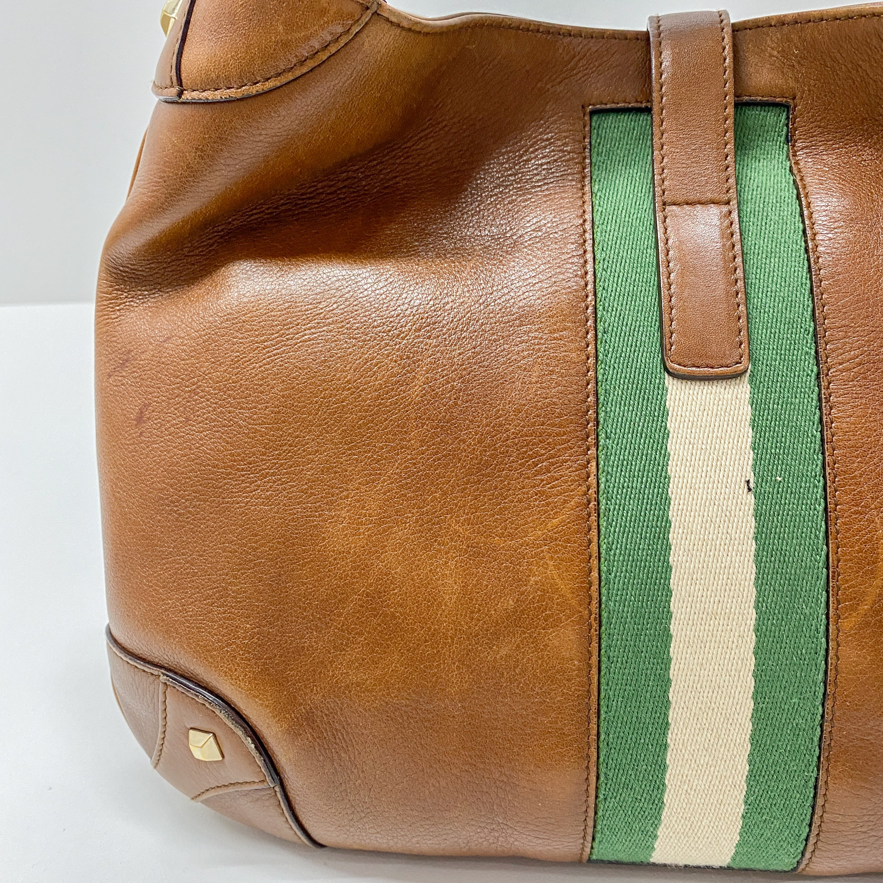 Jackie Brown Leather Shoulder Bag