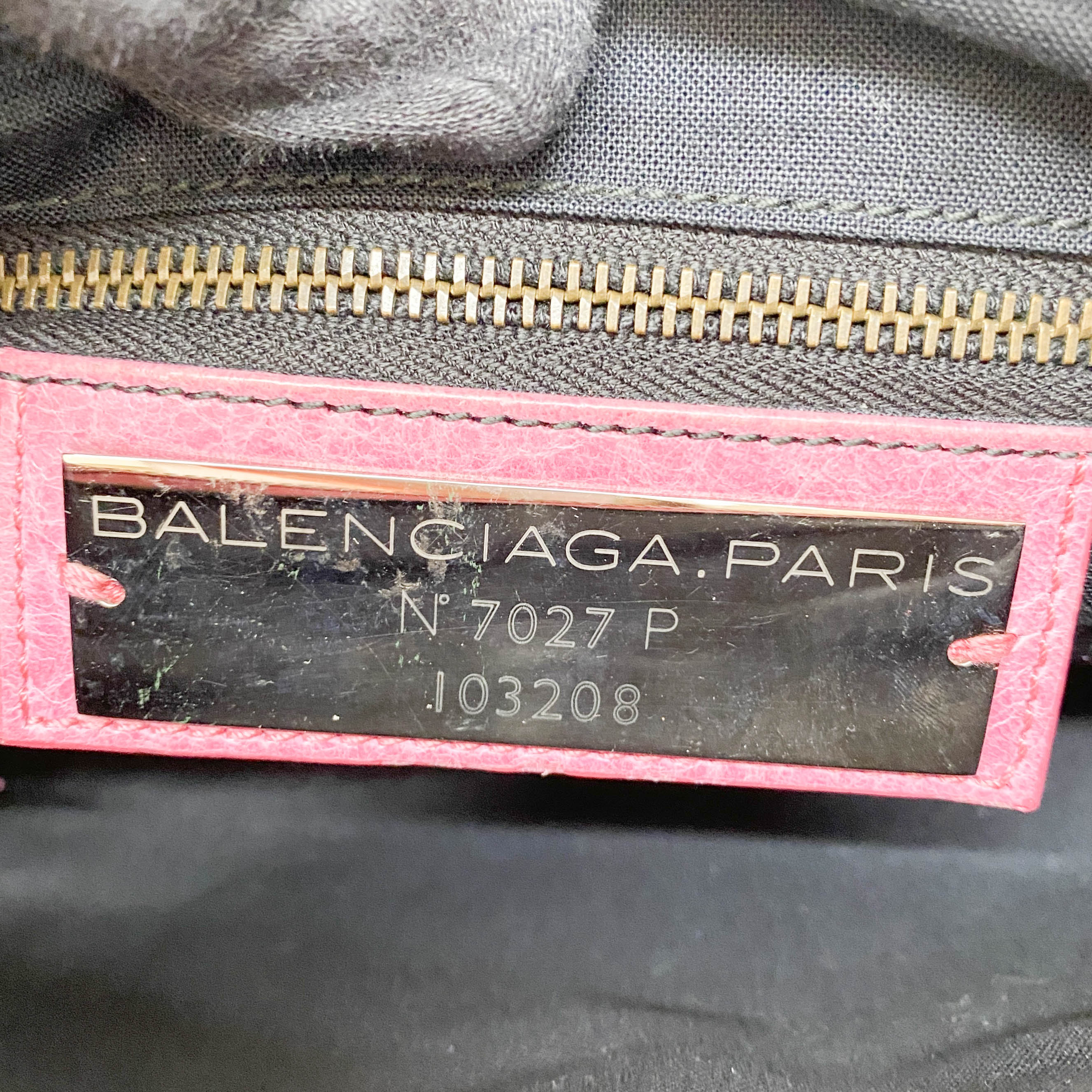 The First Pink Calfskin Leather Two Way Bag