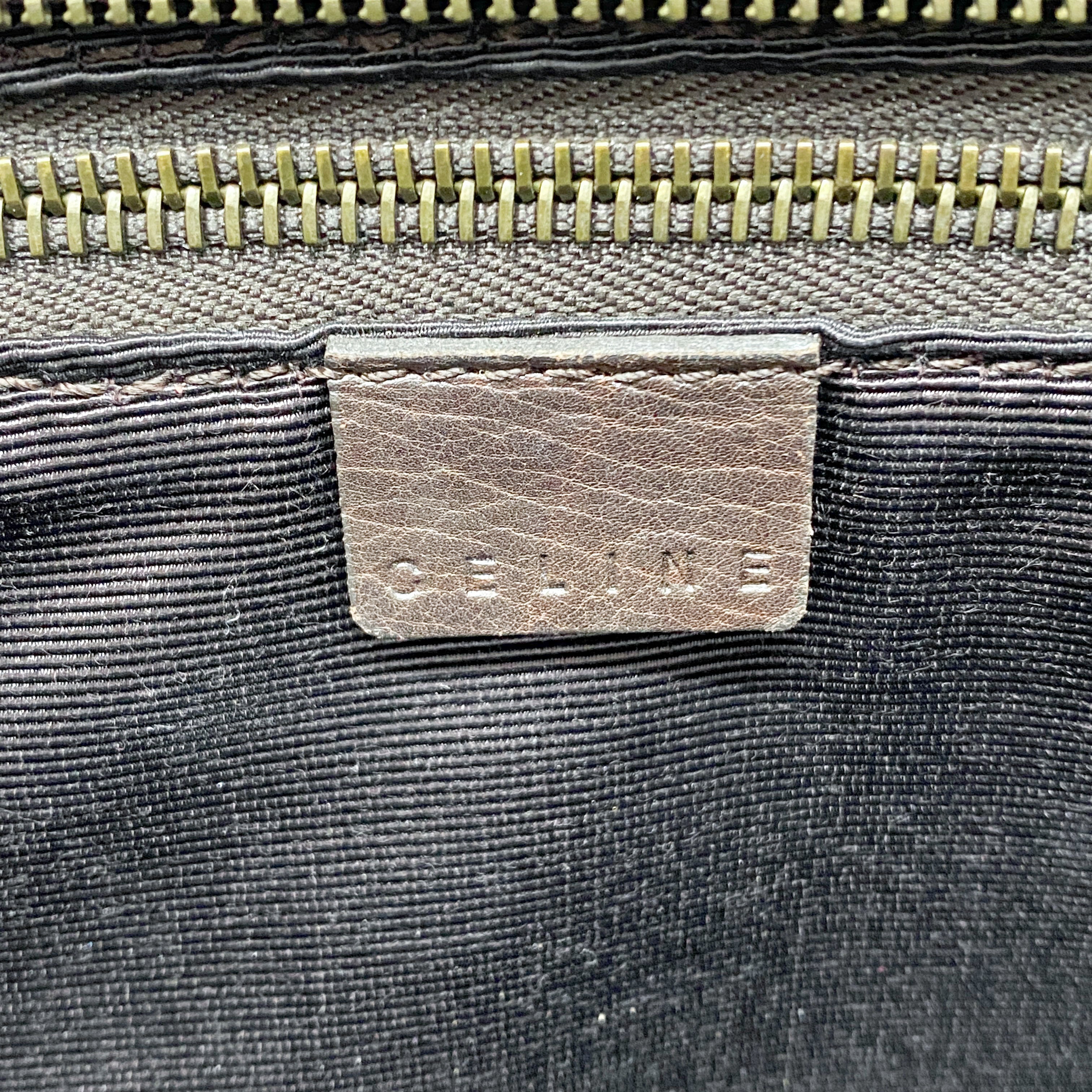 Vintage Brown Leopard Print Pony Hair Two Way Bag