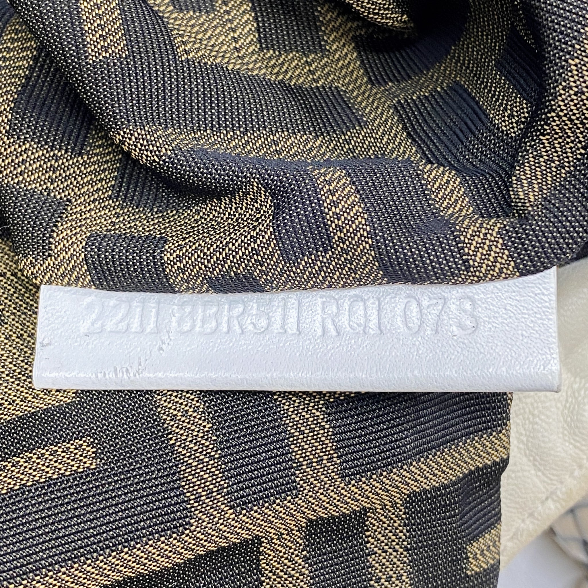 Vintage White Basket Leather Hand Bag