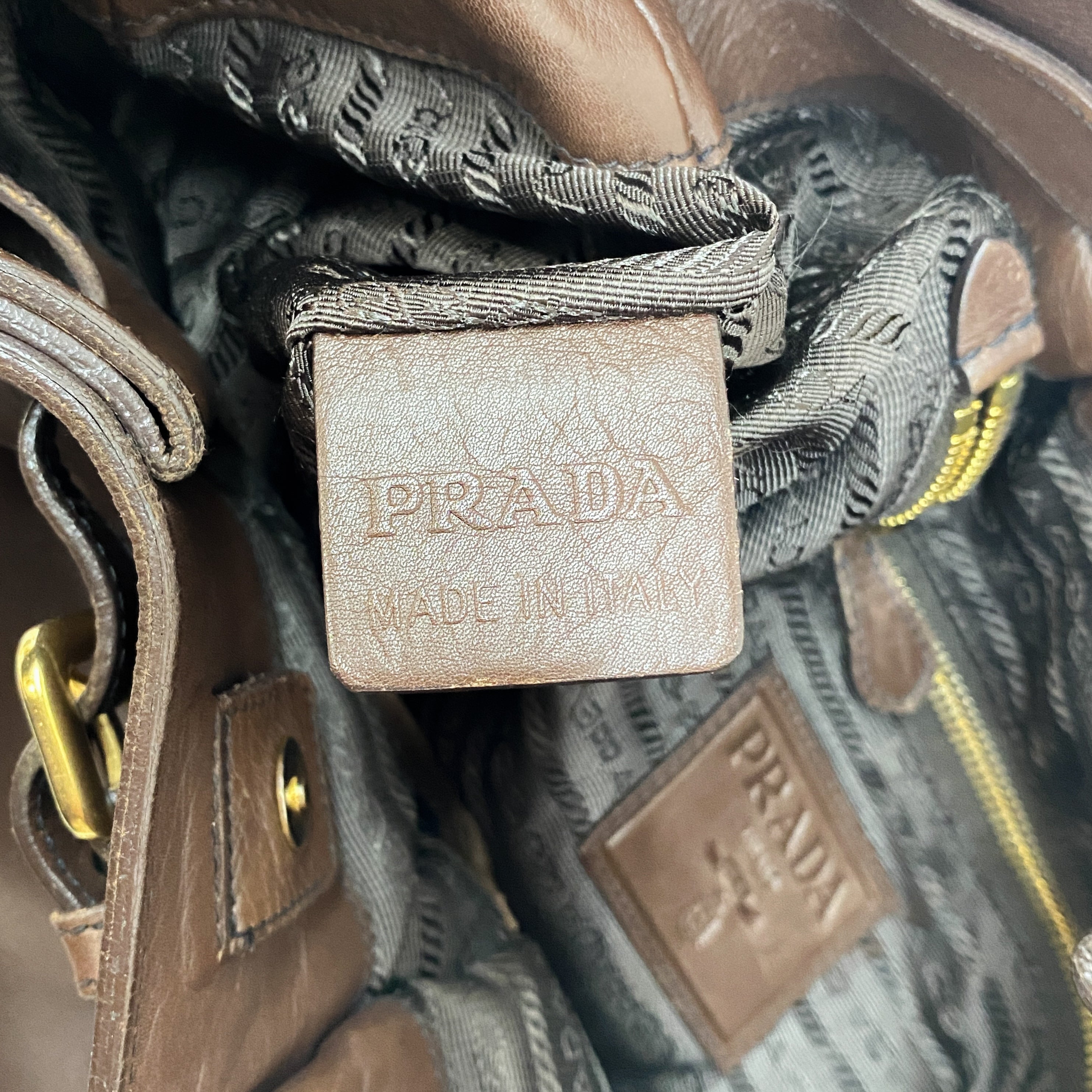 Brown Leather Shoulder Bag