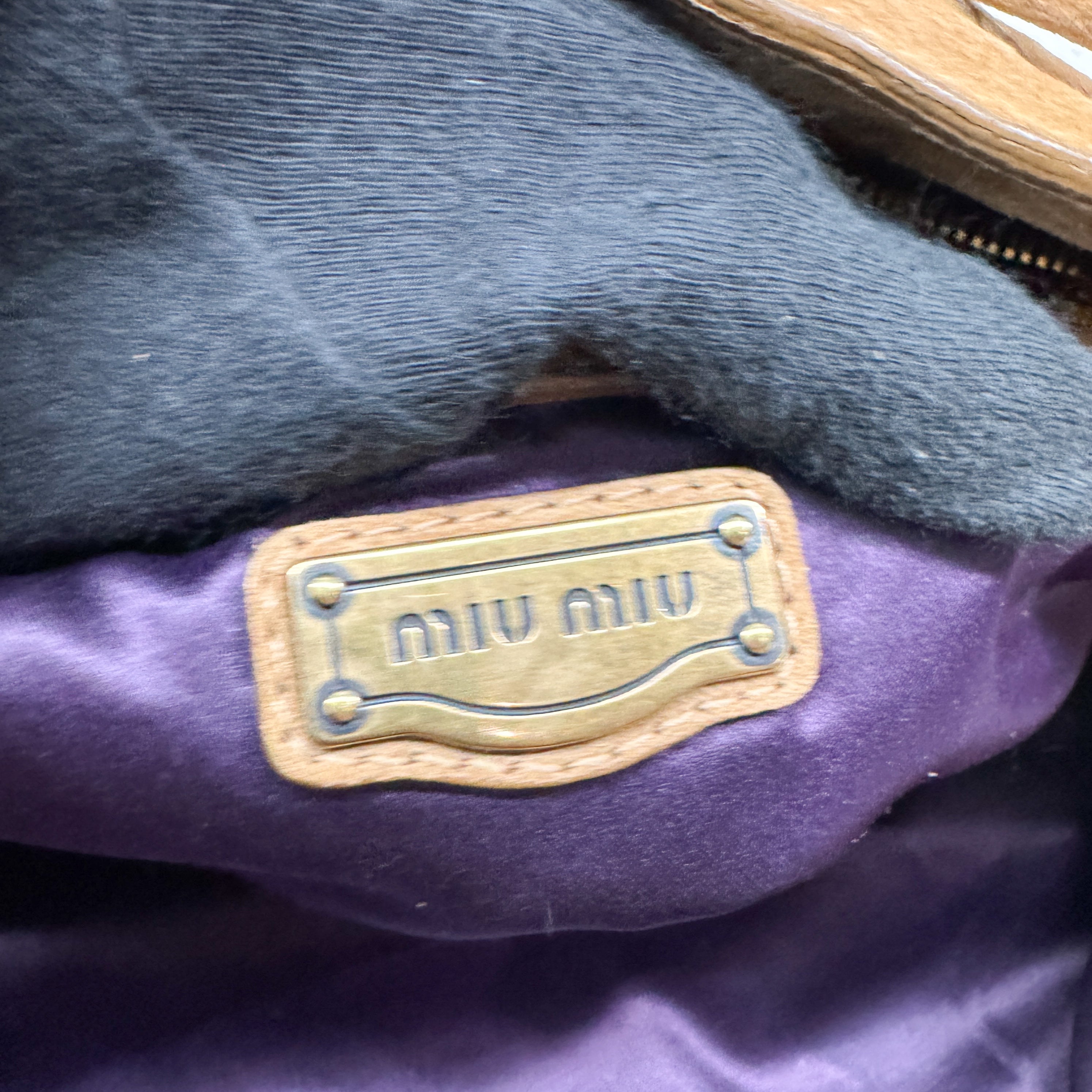 Vintage Brown Suede Shoulder Bag