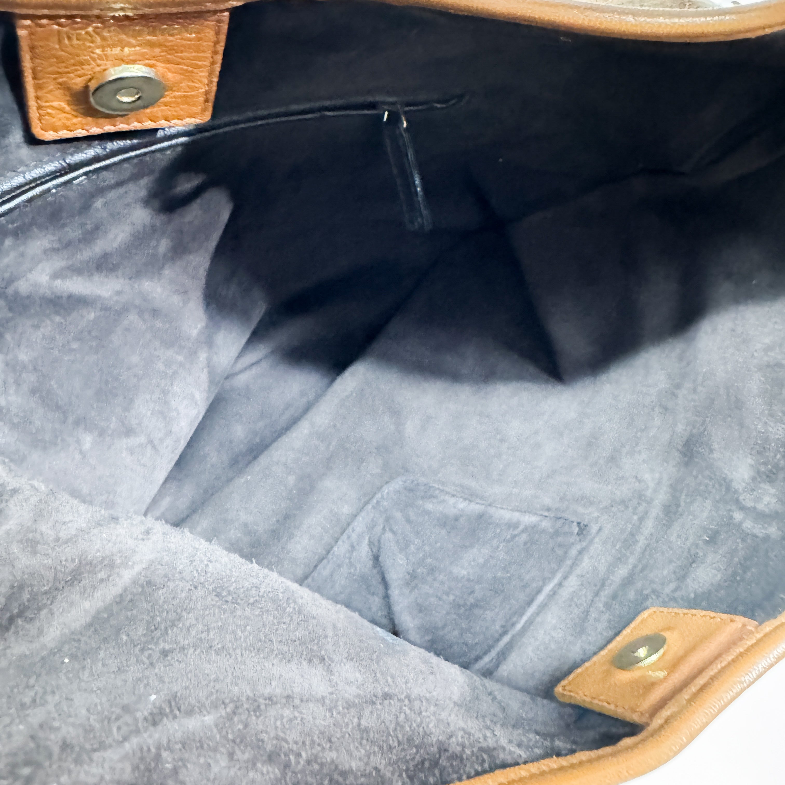 Saint Tropez Brown Leather Shoulder Bag