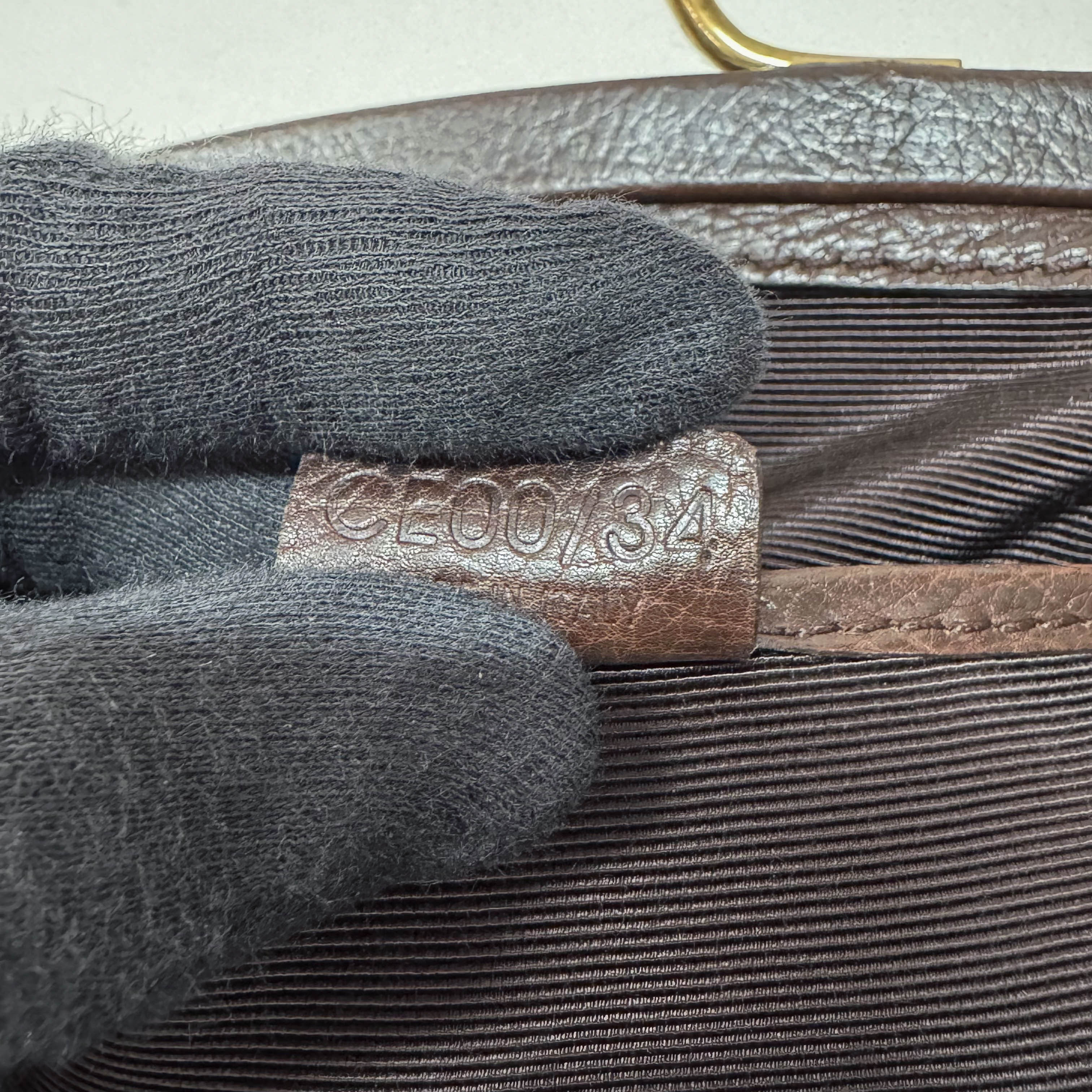 Leopard Print Pony Hair Top Handle Bag