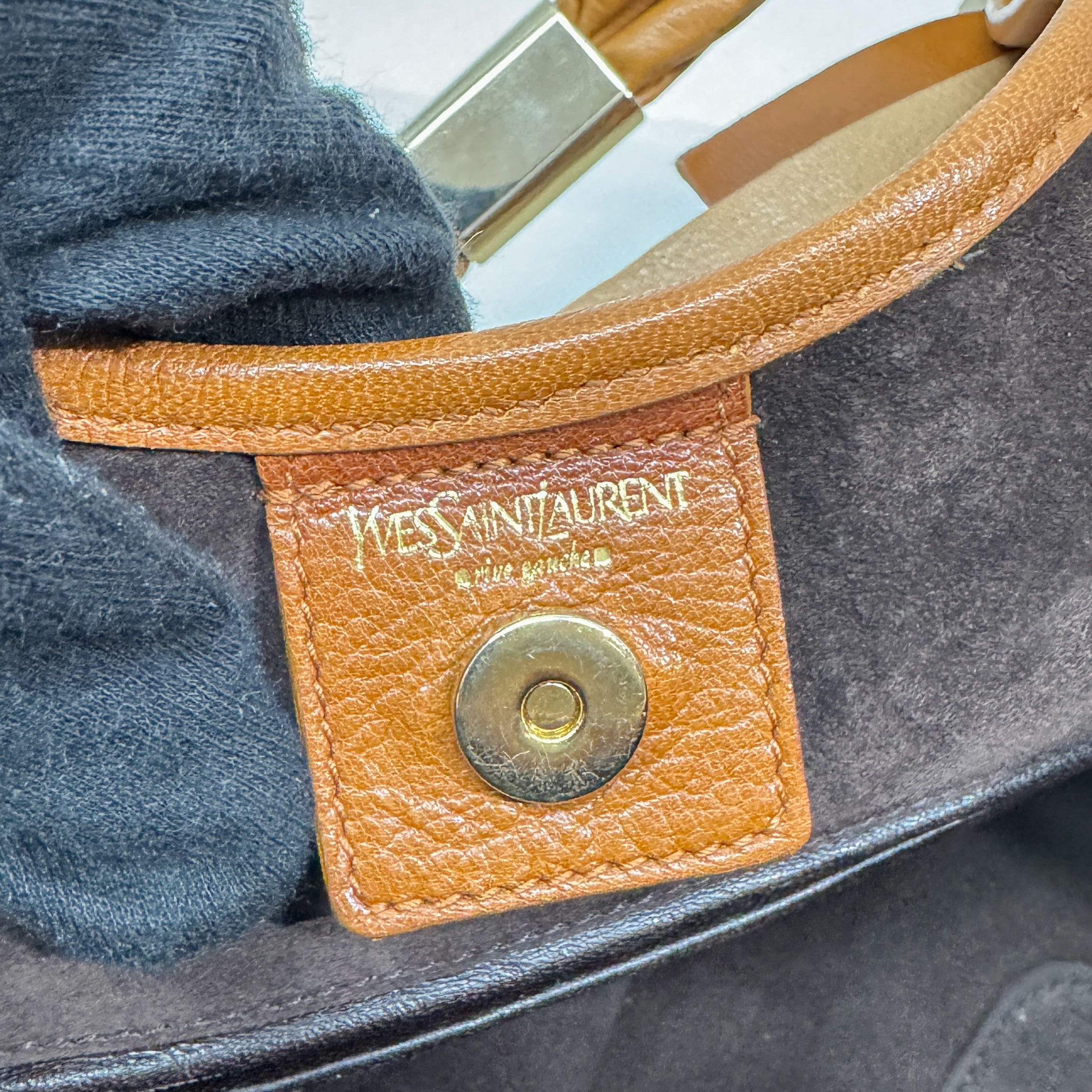 Saint Tropez Brown Leather Shoulder Bag