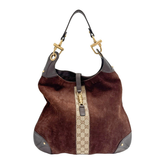 Jackie Brown Suede Shoulder Bag