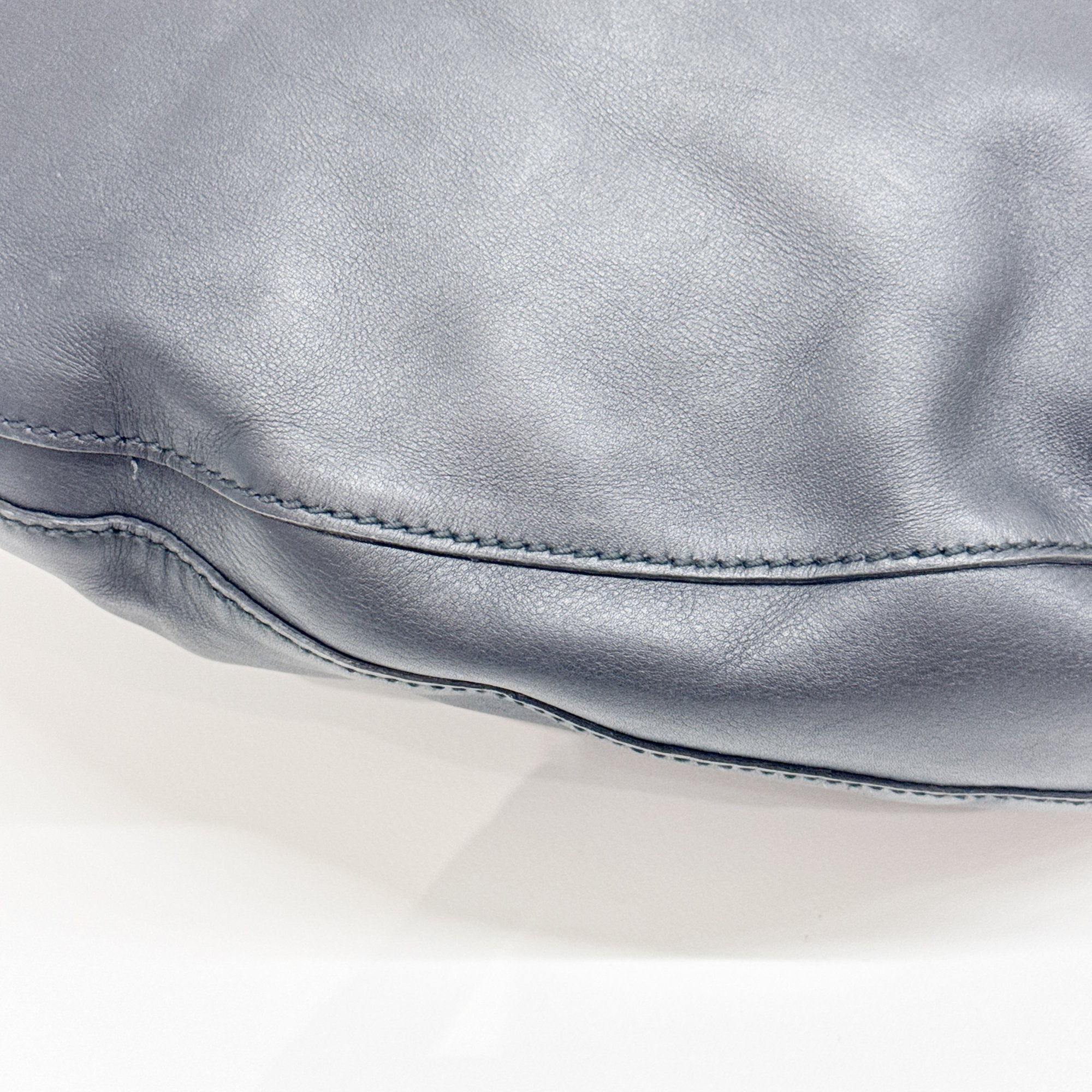 Black Leather Hobo Bag