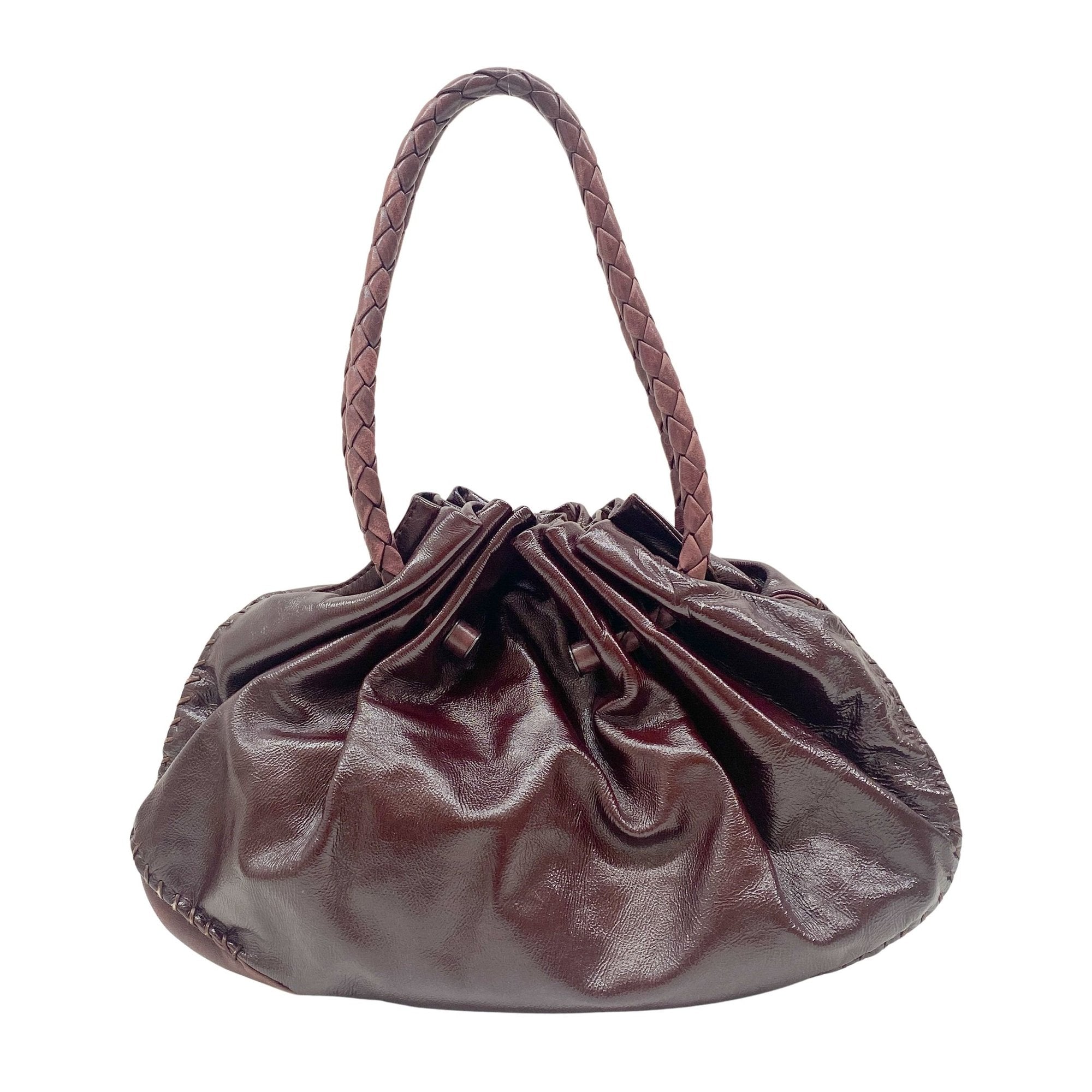 Brown Leather Shoulder Bag