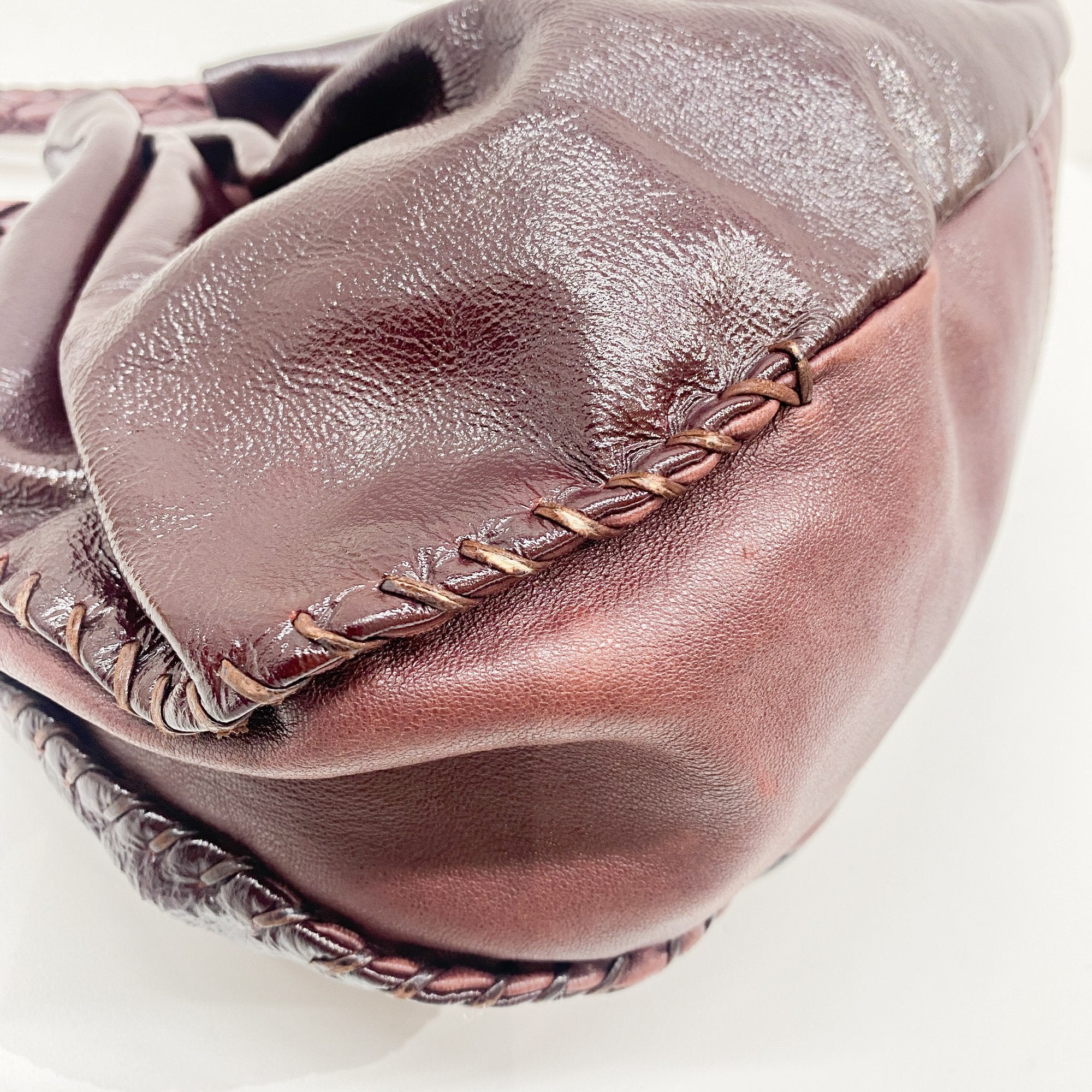 Brown Leather Shoulder Bag