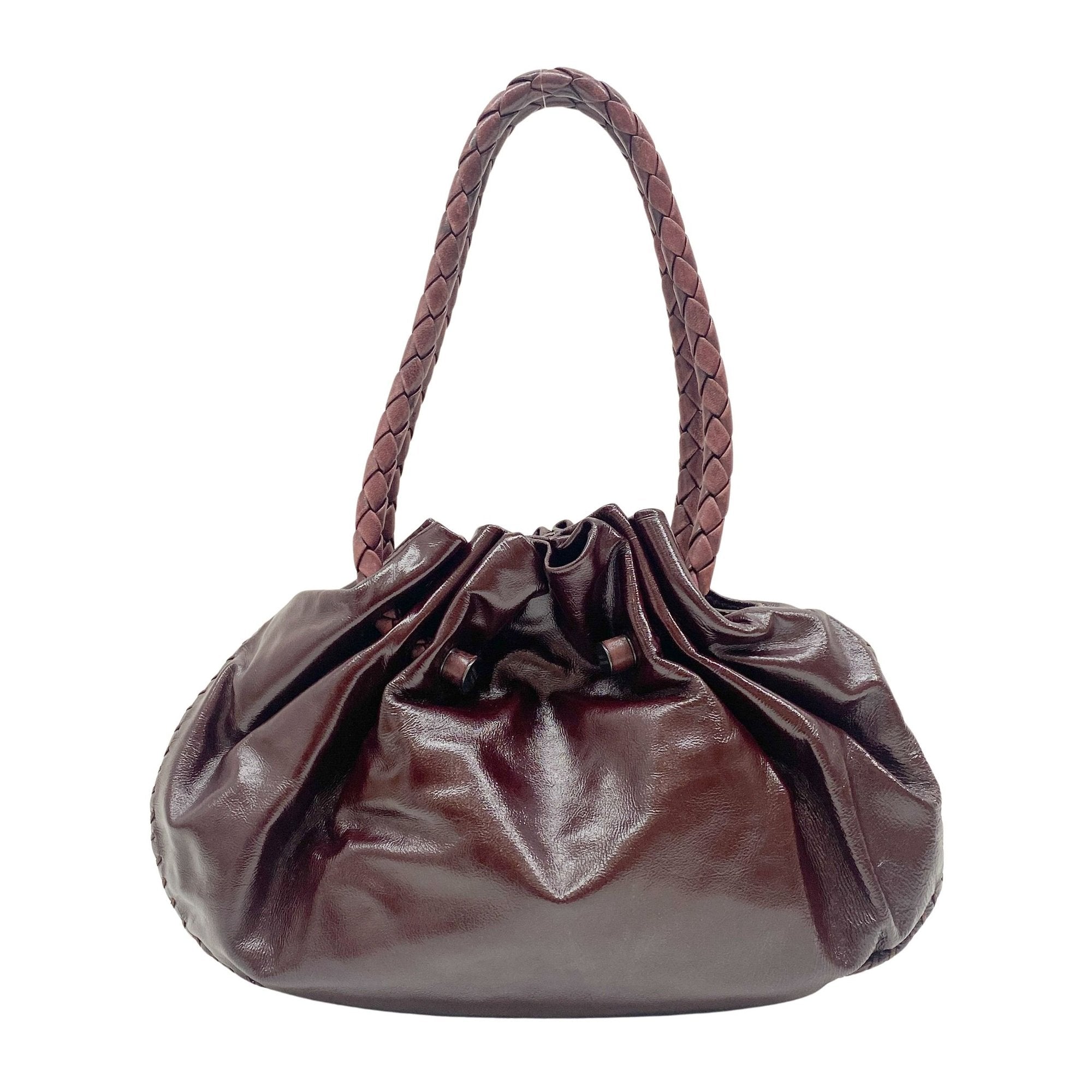 Brown Leather Shoulder Bag